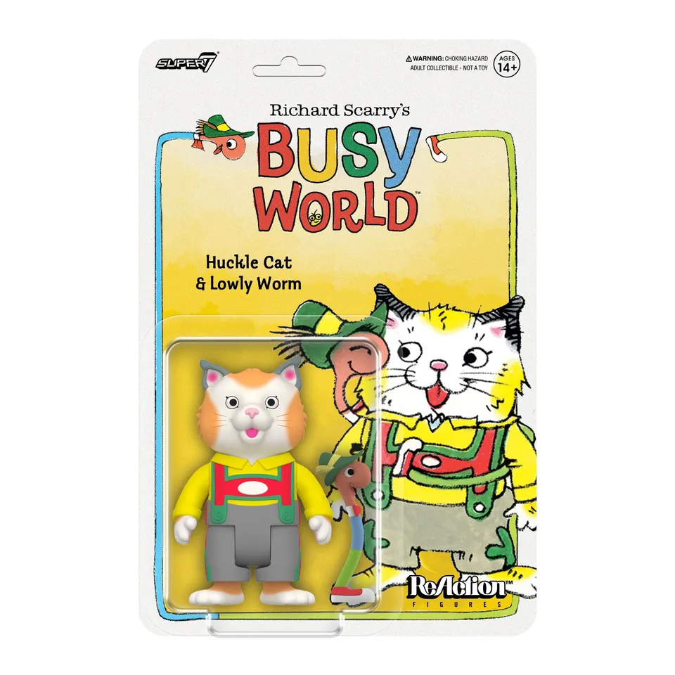 Super7 ReAction Huckle Cat figurina articulata 9,5 cm