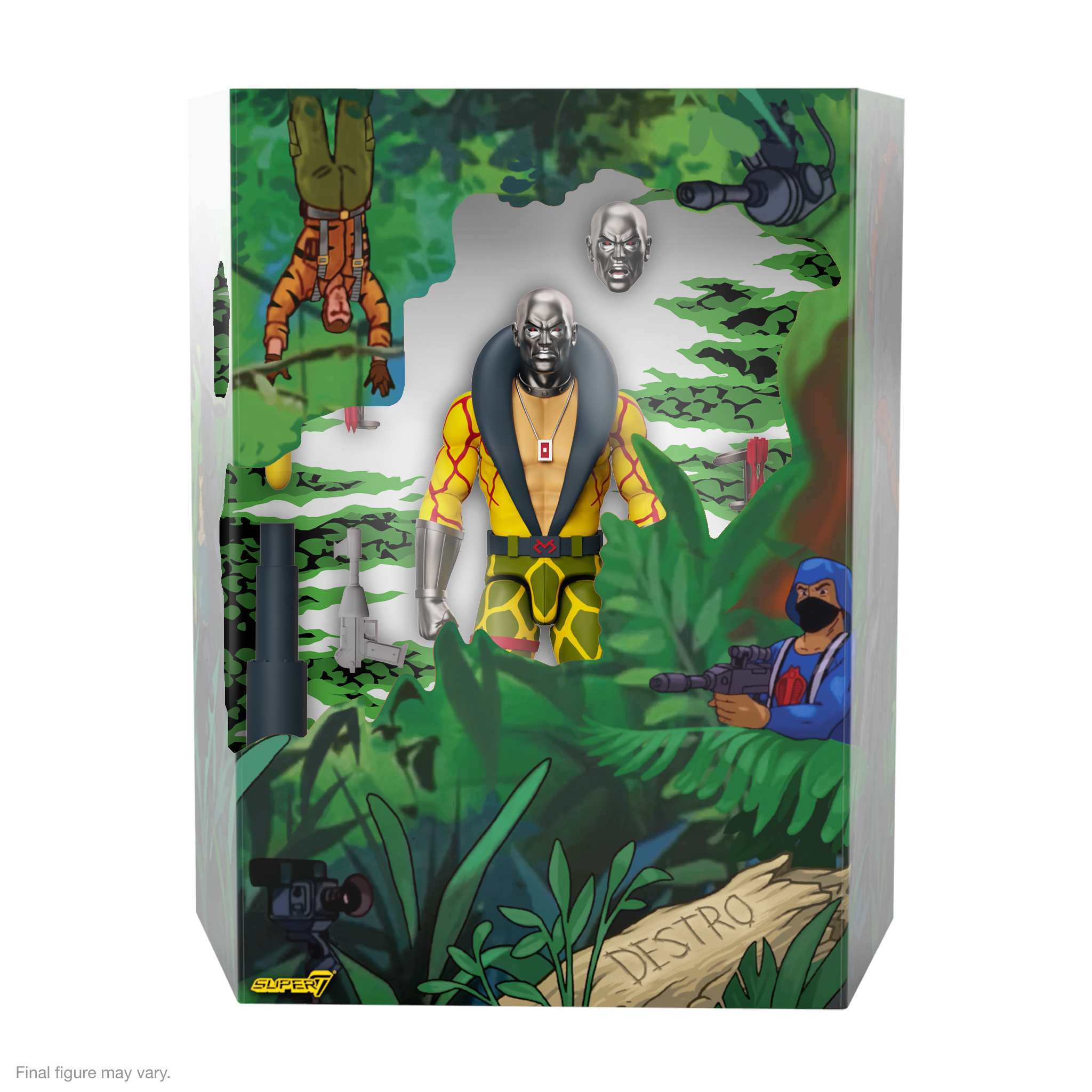Super7 G.I. Joe Ultimates Flint Tiger Force Destro set 2 figurine