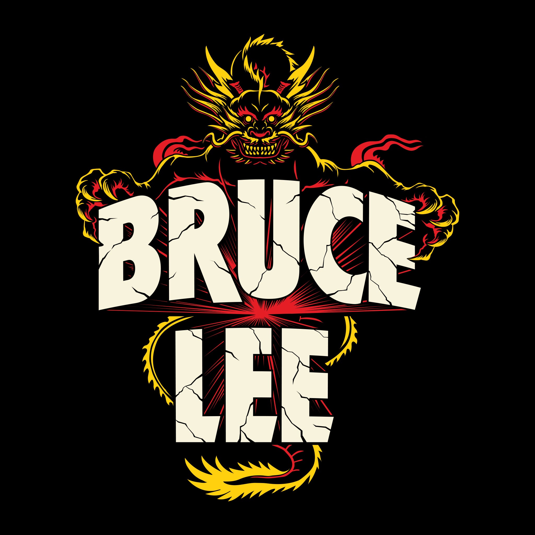 Super7 Bruce Lee Dragon tricou gri marimi S-3X