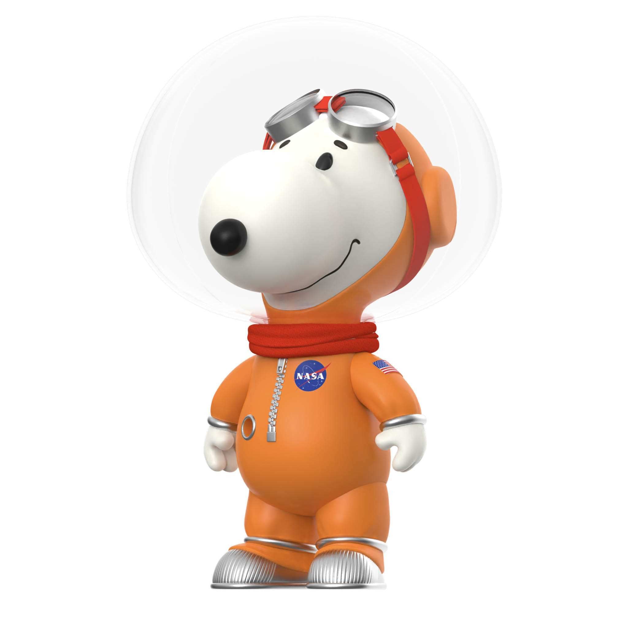 Super7 Peanuts SuperSize Snoopy figurina costum portocaliu 15