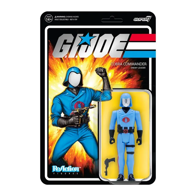 Super7 G.I. Joe Cobra Commander Vac Metal figurina 9 cm