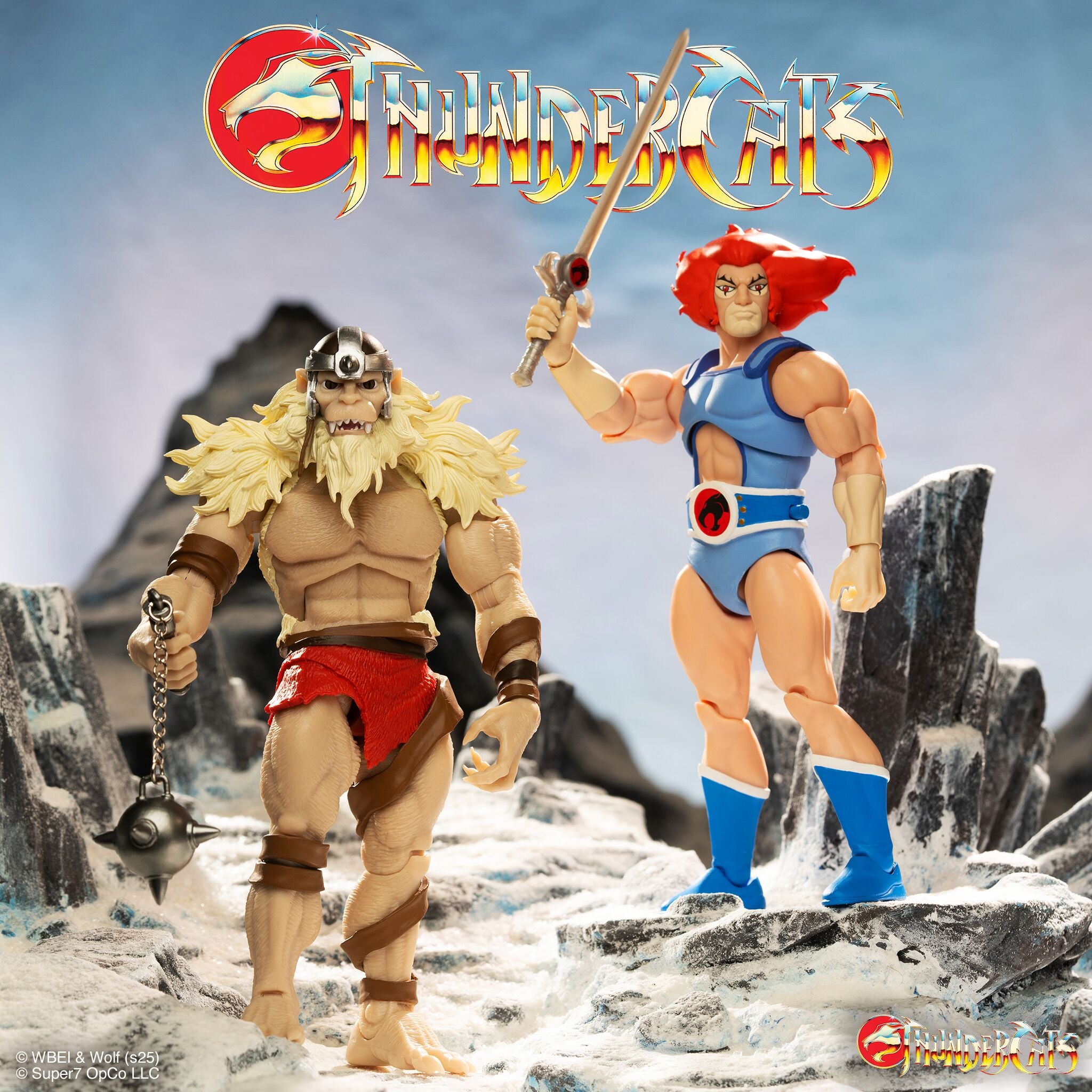 Super7 ThunderCats Deluxe Lion-O Monkian set 2 figurine