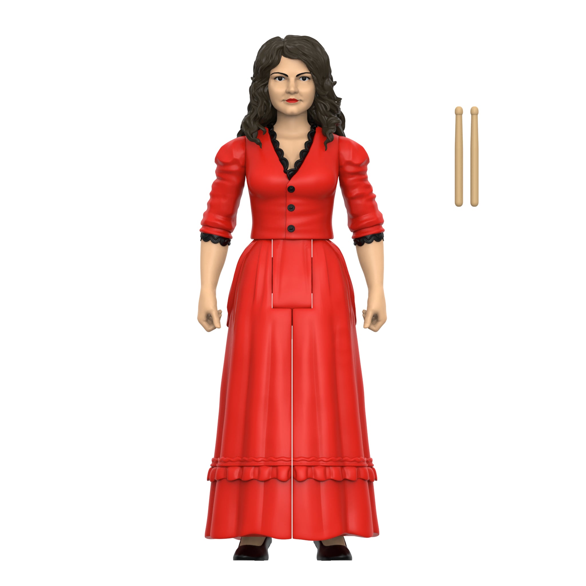 Super7 White Stripes set 2 figurine Get Behind Me Satan
