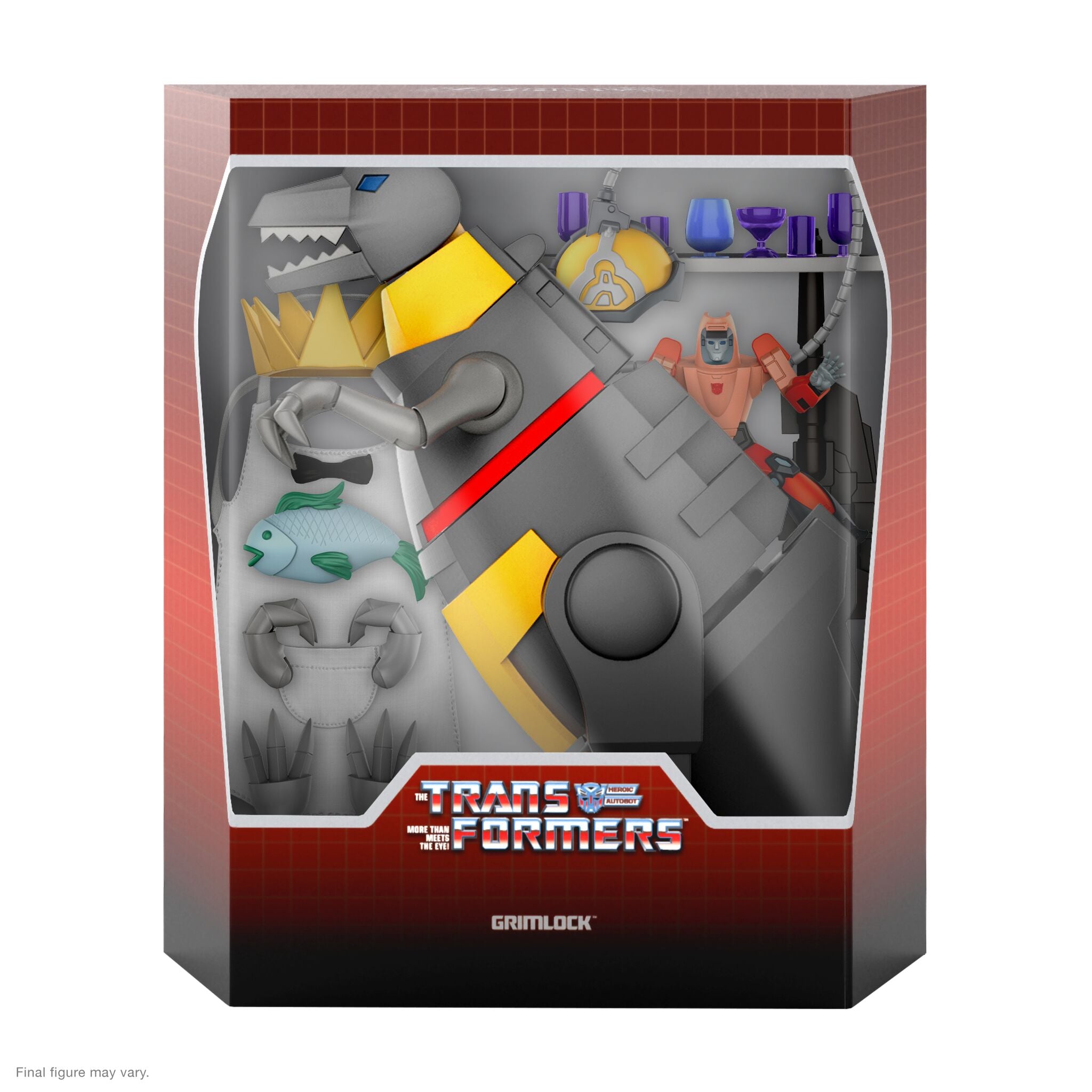 Super7 Transformers Ultimates Grimlock figurina dino 23 cm