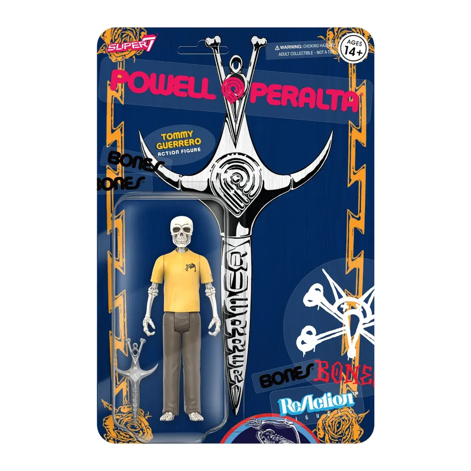 Super7 ReAction Tommy Guerrero V8 figurina 3,75 inch