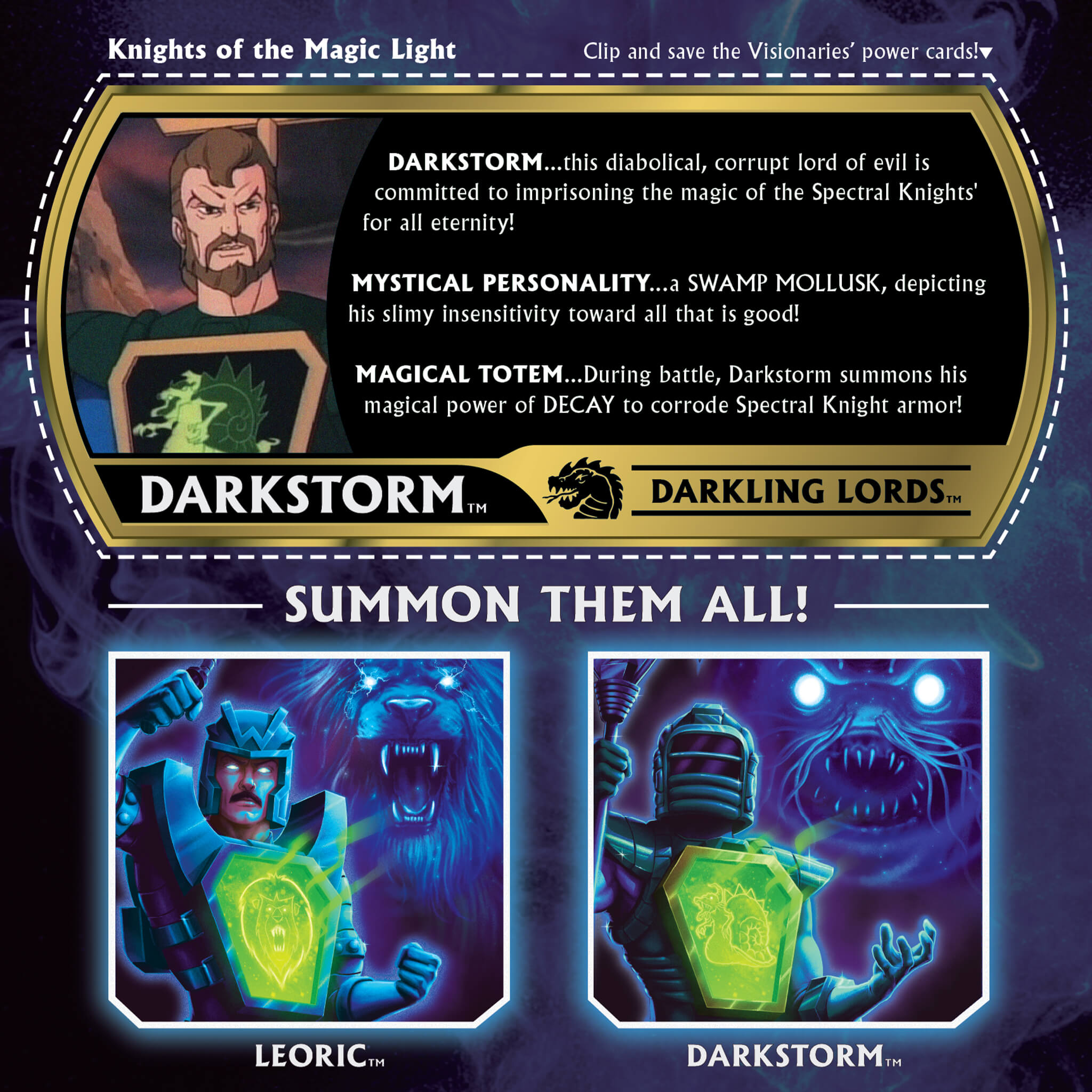 Super7 ReAction+ Visionaries Darkstorm figurina 4 inch