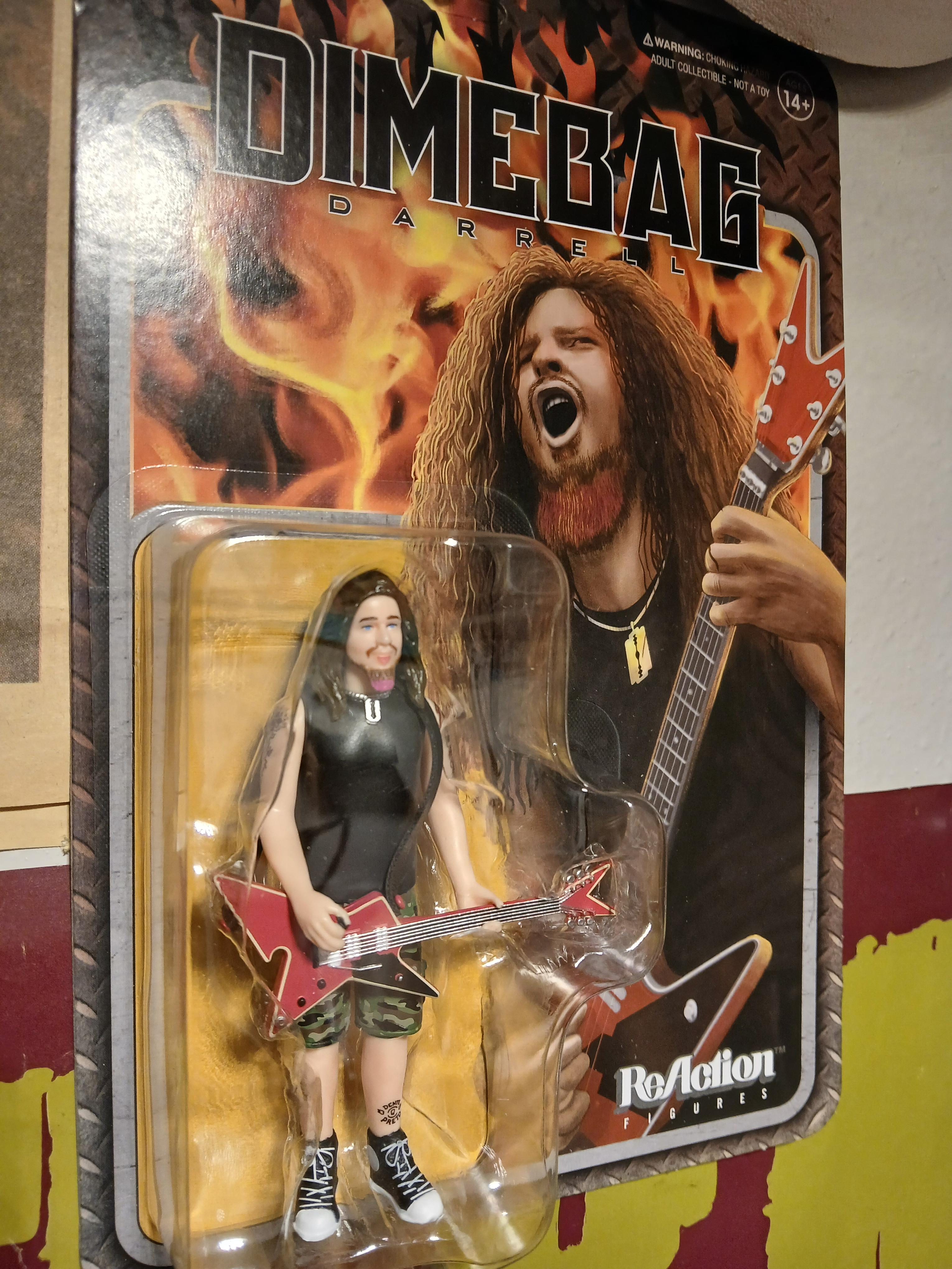 Super7 Dimebag Darrell Culprit figurina 9,5 cm cu chitara