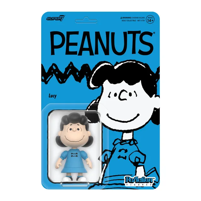 Super7 Peanuts ReAction Lucy figurina benzi desenate