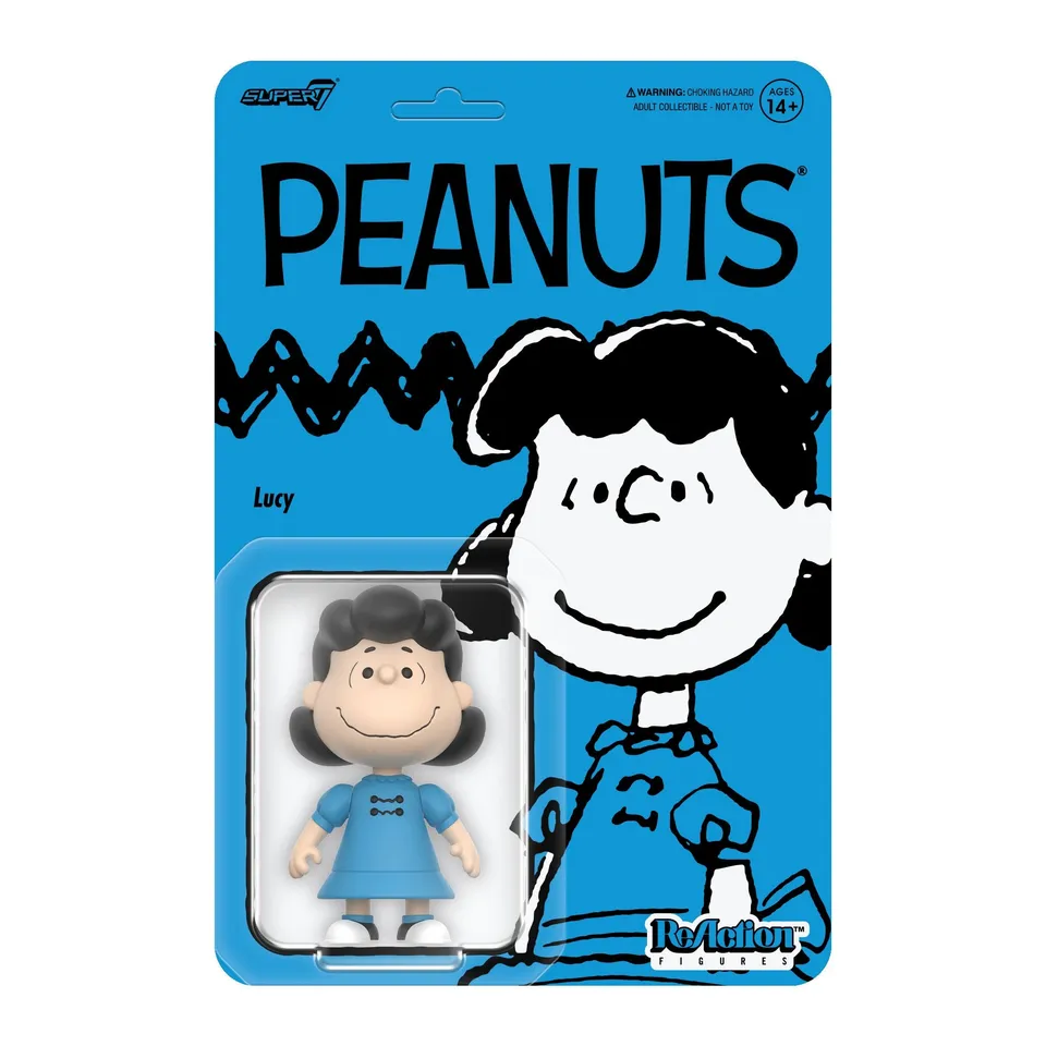 Super7 Peanuts ReAction Lucy figurina benzi desenate