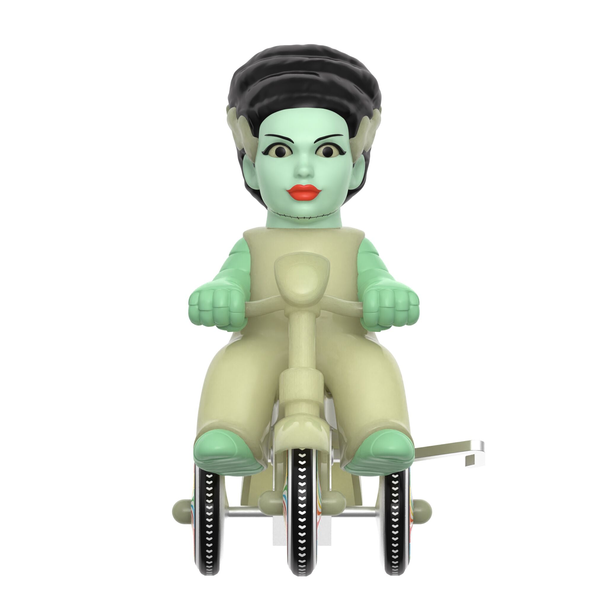 Super7 Super Cycles Bride of Frankenstein tricicleta glow