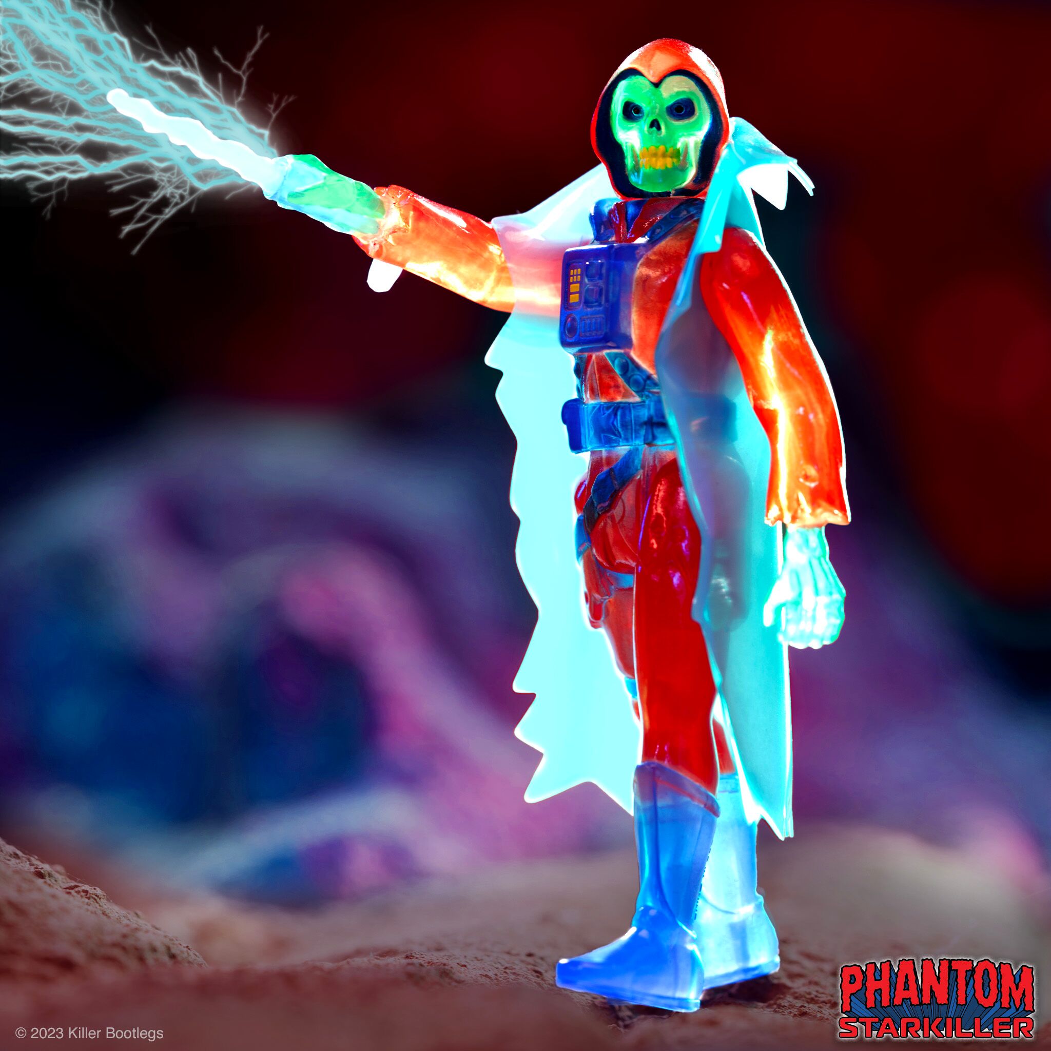 Super7 ReAction Phantom Starkiller Ghost figurină translucidă