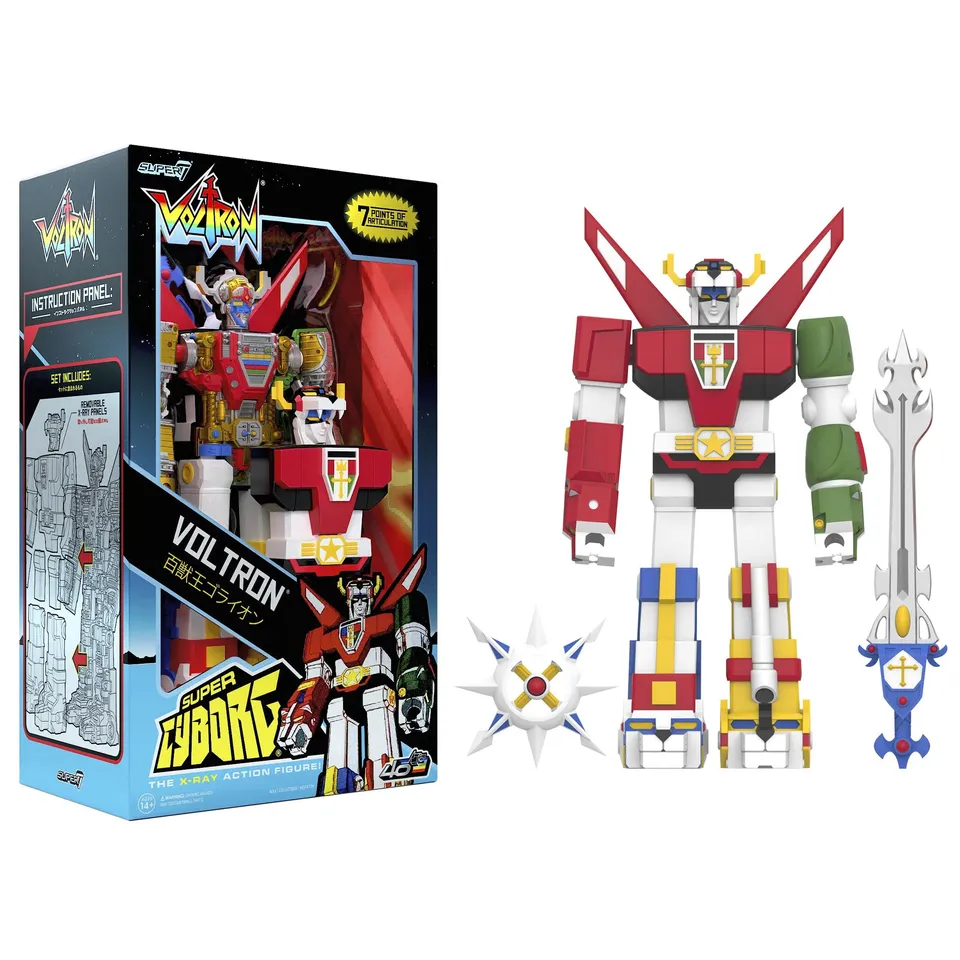 Super7 Voltron Super Cyborg Full Color figurina 28 cm