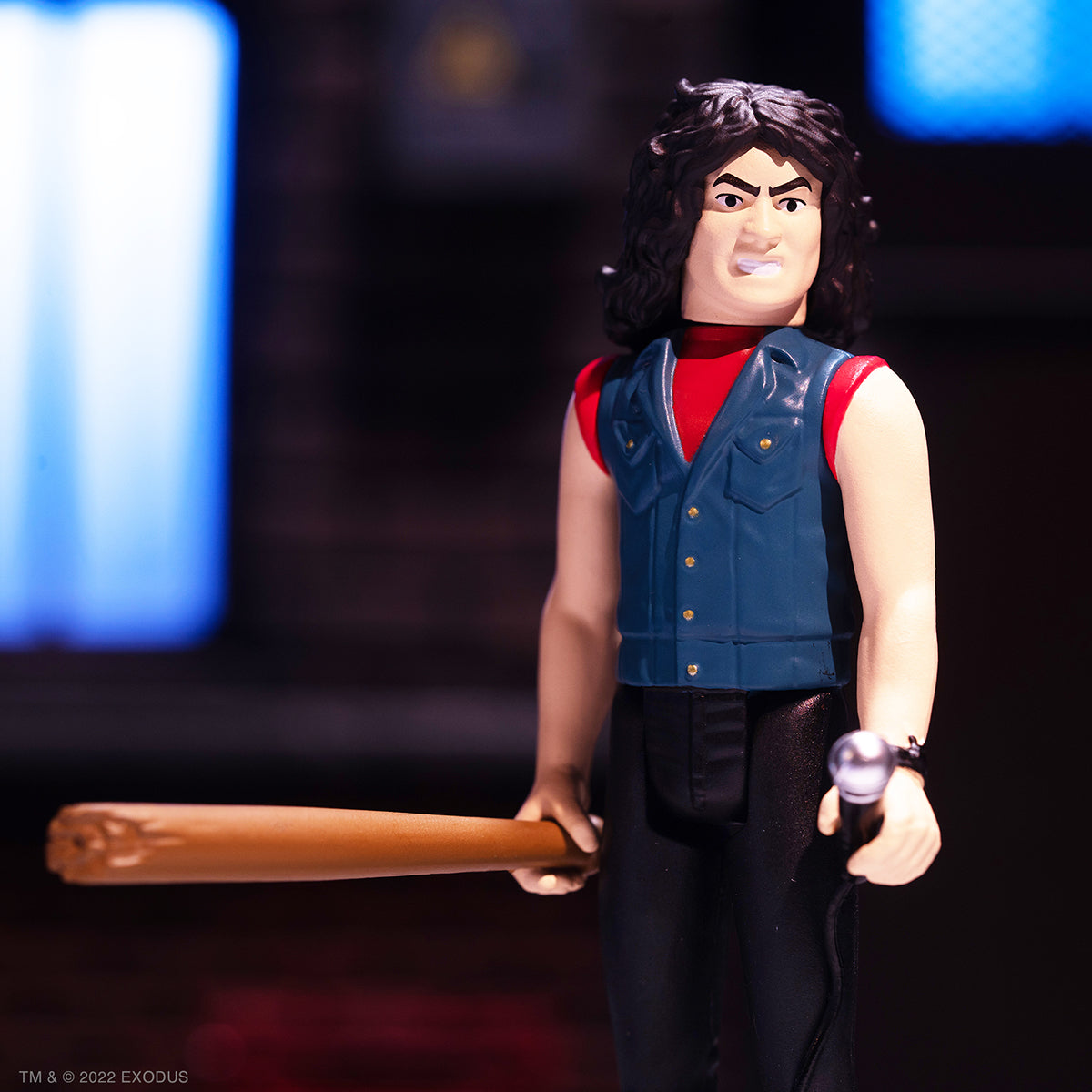 Super7 ReAction Paul Baloff figurina + fanzine Metal Mania