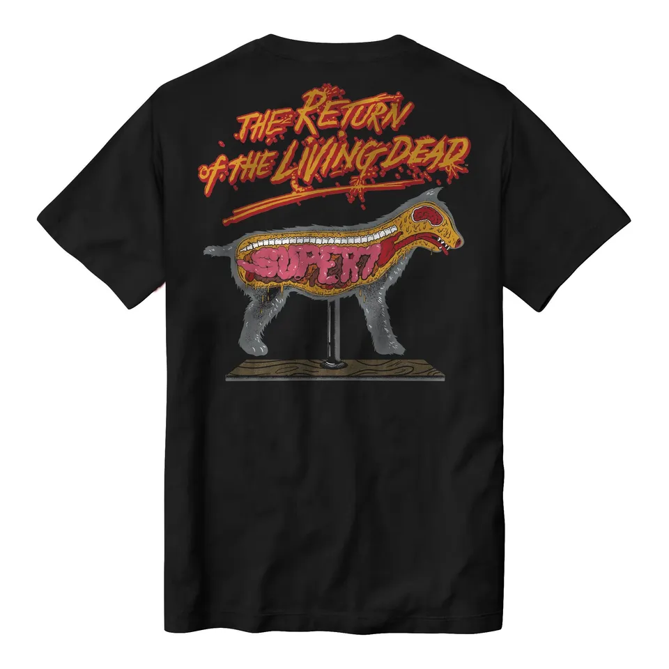 Super7 Return of the Living Dead Split Dog tricou negru