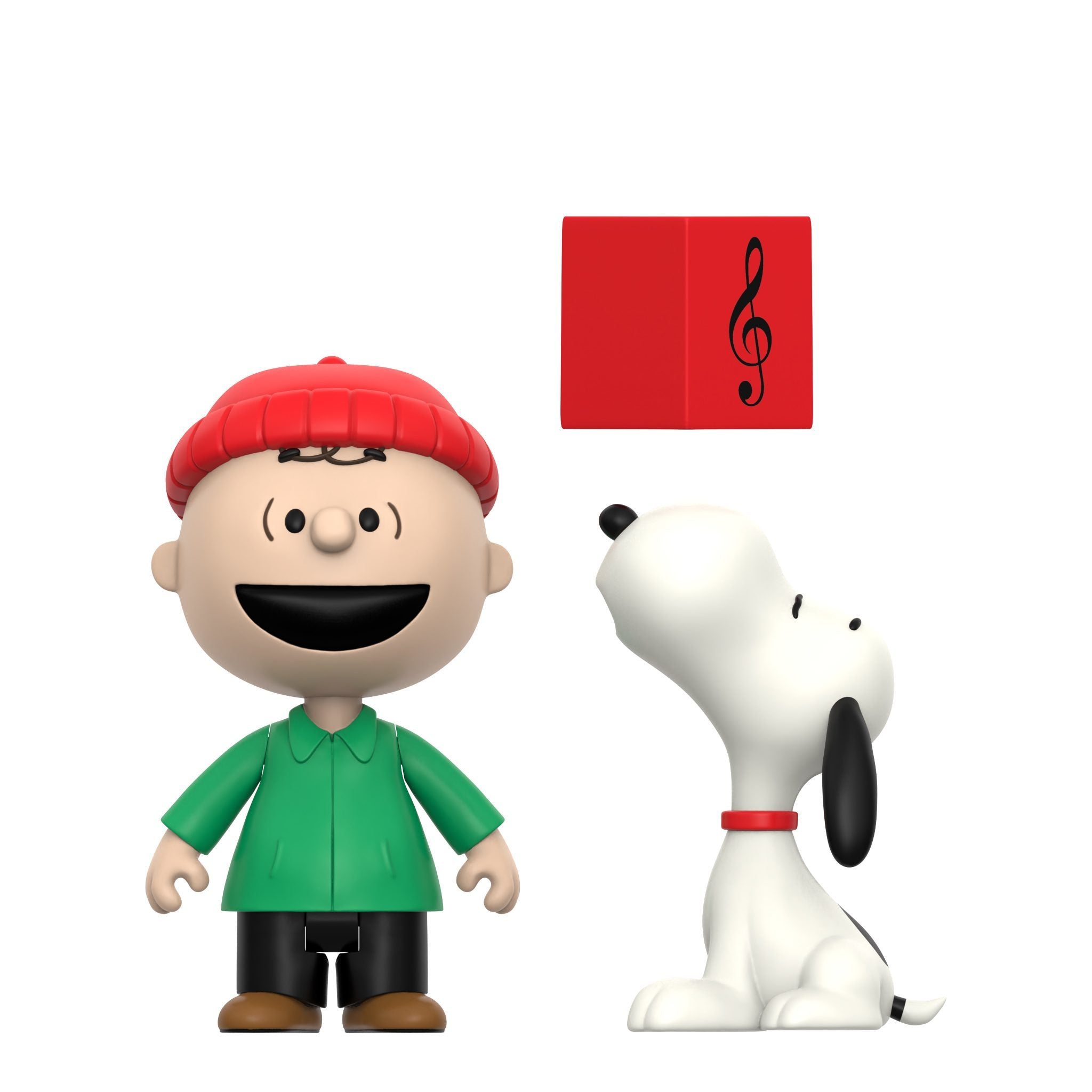 Super7 Peanuts Charlie Brown Snoopy figurine colindatori 2-pack