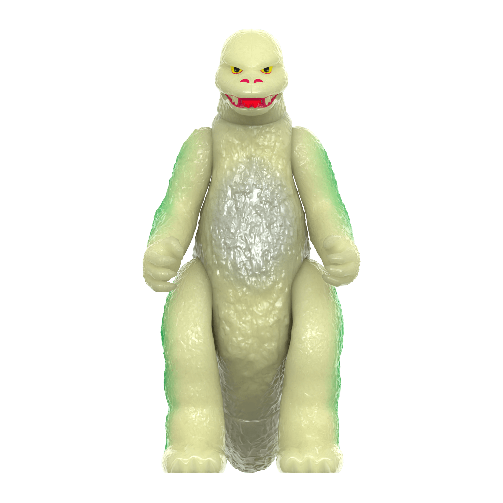 Super7 ReAction Shogun Godzilla figurină fosforescentă argintie