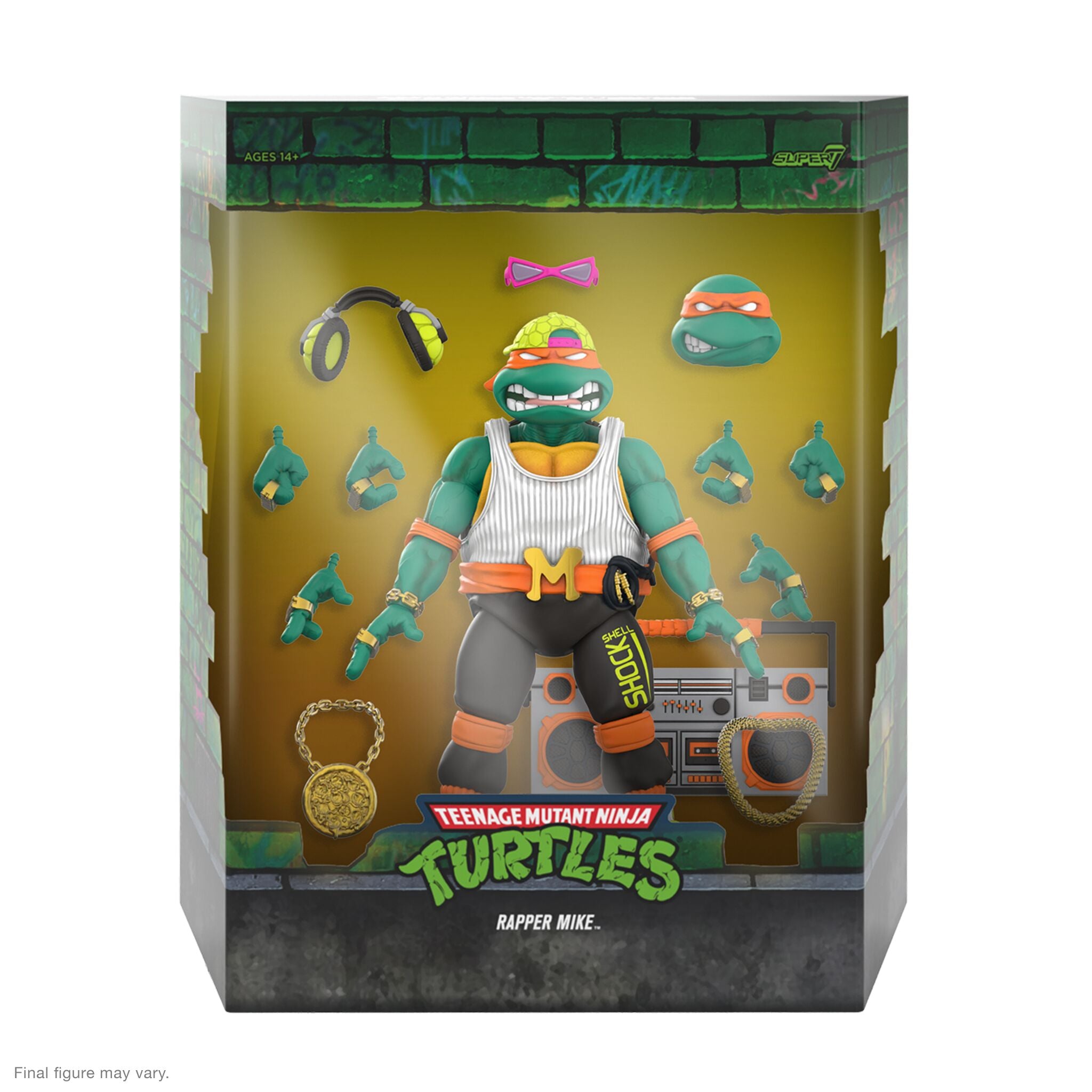 Super7 TMNT ULTIMATES Rappin Mike figurina 7 inch