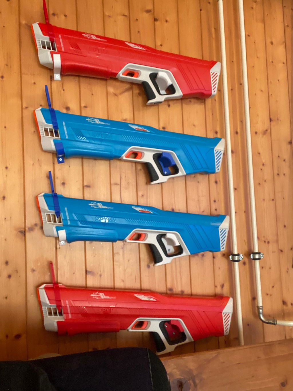 SpyraFour pistol apa electric albastru reincarcare rapida