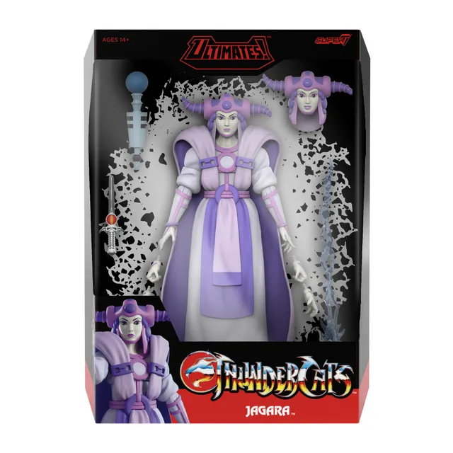 Super7 ThunderCats Ultimates Jagara figurina cu pelerina