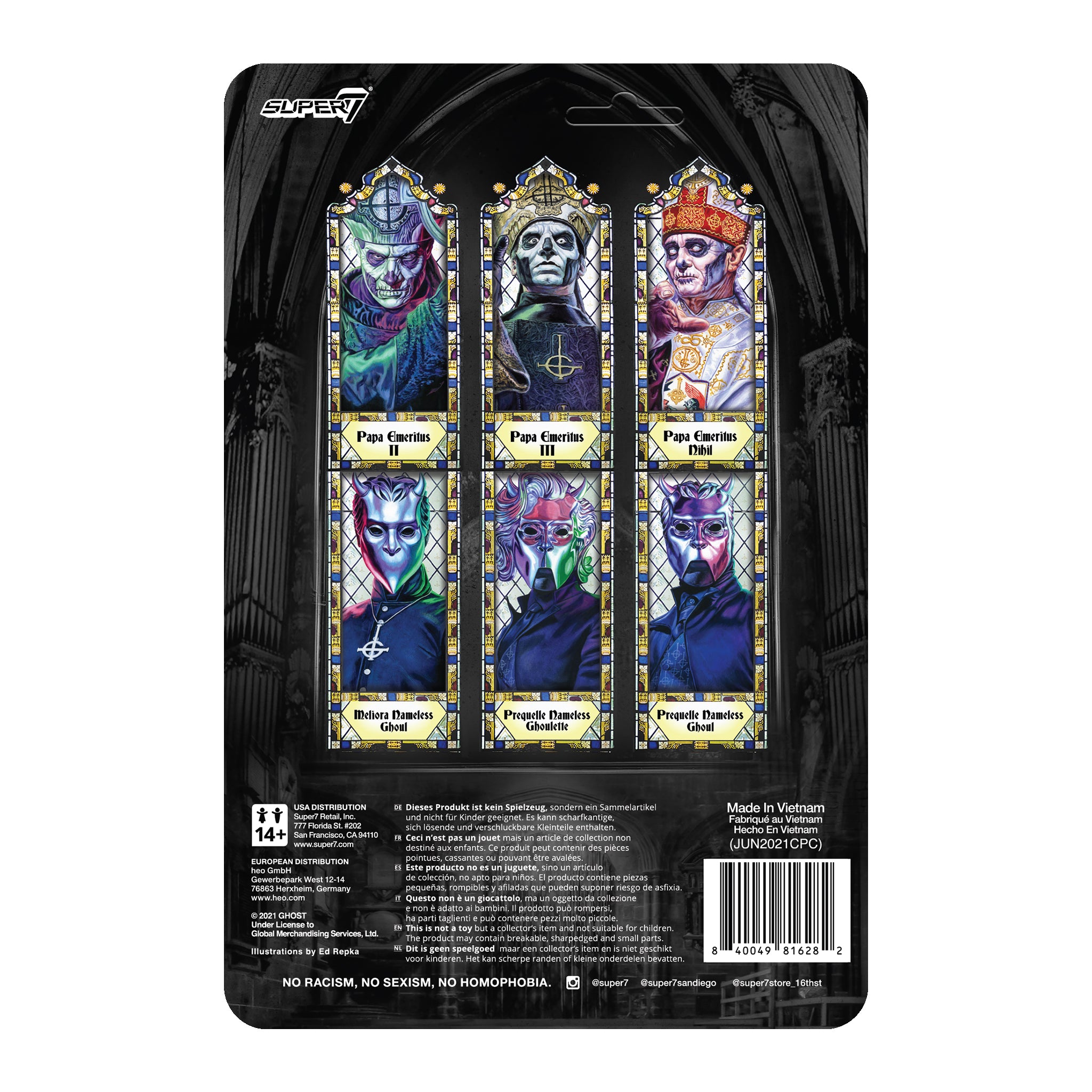 Super7 ReAction Ghost Nameless Ghoul Prequelle figurina