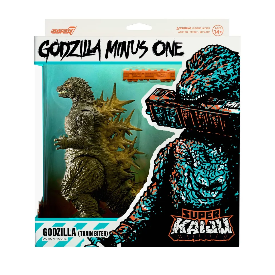 Super7 Super Kaiju Godzilla Minus One figurina cu tren