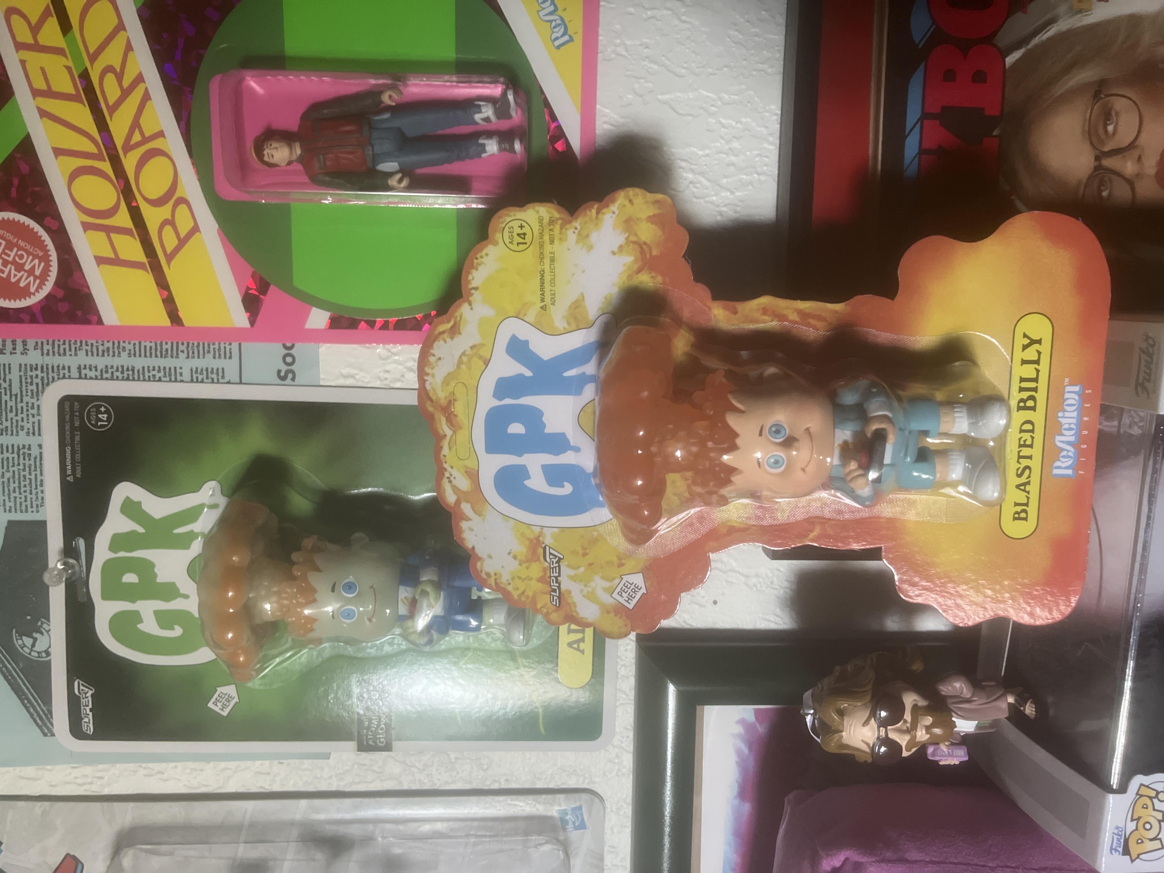 Super7 ReAction GPK Blasted Billy figurină albastru deschis