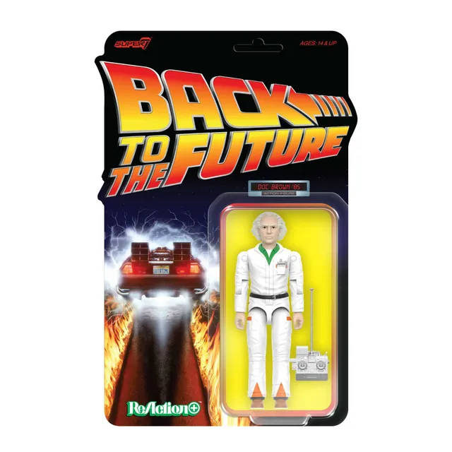 Super7 ReAction+ Doc Brown 85 figurina costum radiatii