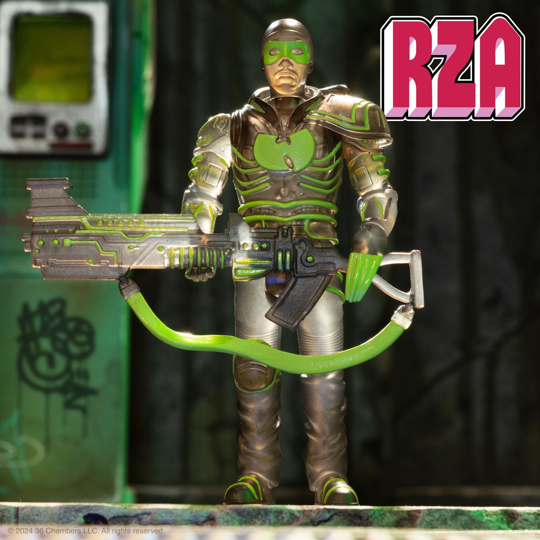 Super7 ReAction RZA Bobby Digital figurina clear