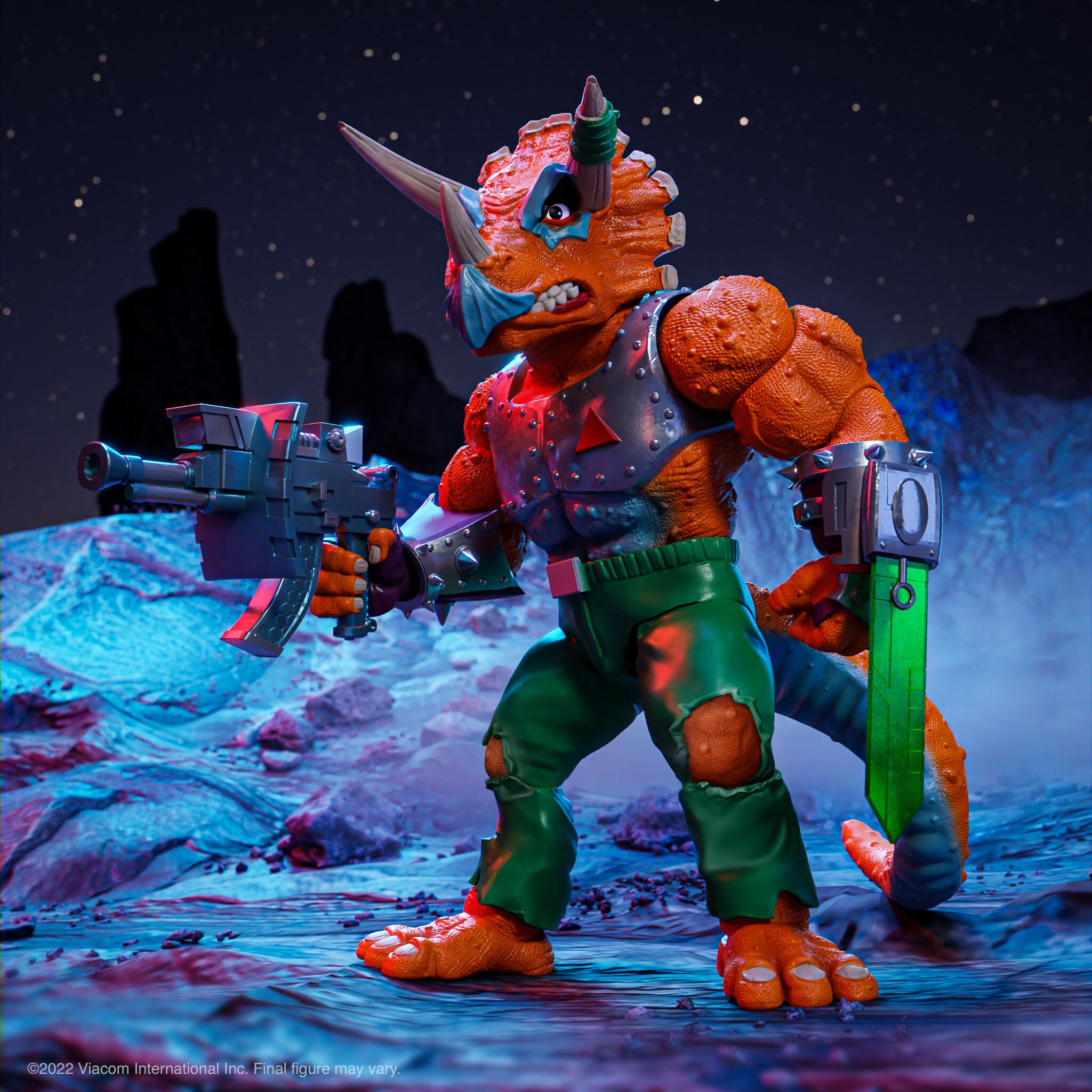 Super7 ULTIMATES! TMNT Triceraton figurină 20cm