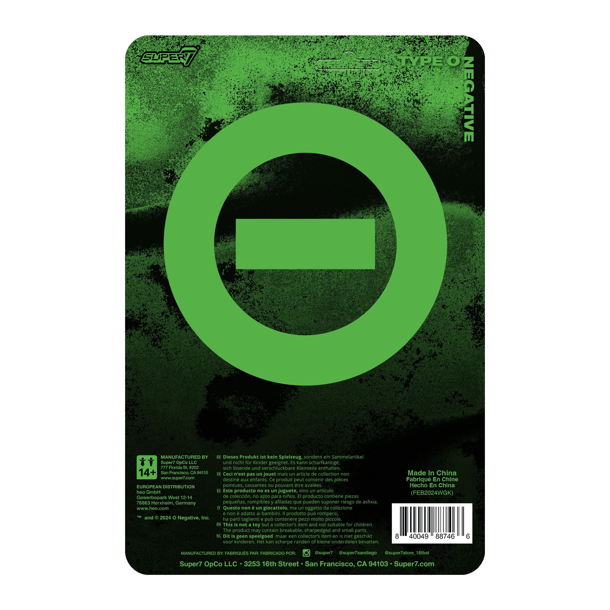 Super7 Type O Negative Peter Steele figurină 10cm