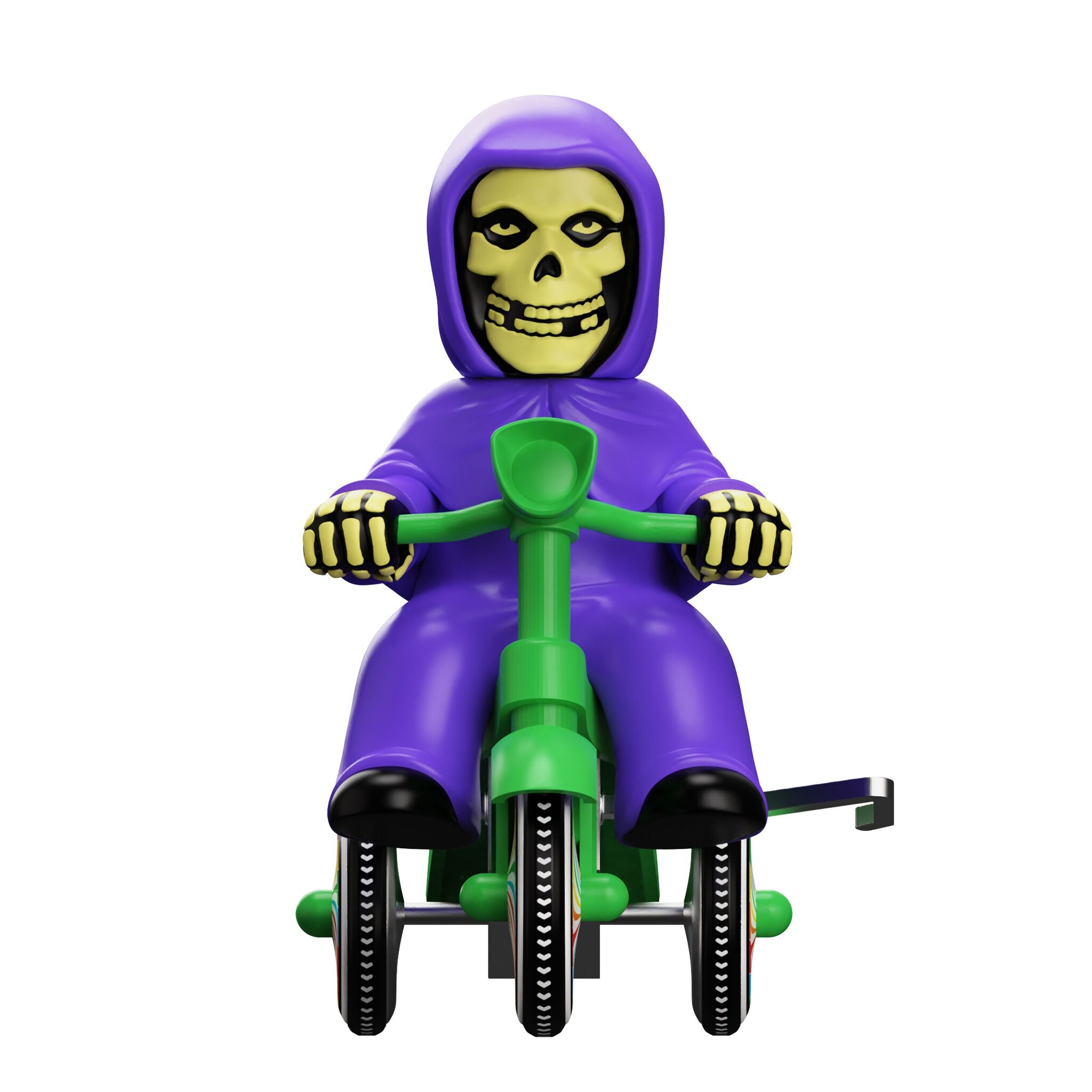 Super7 Misfits Fiend tricicleta cheita mov verde 13 cm