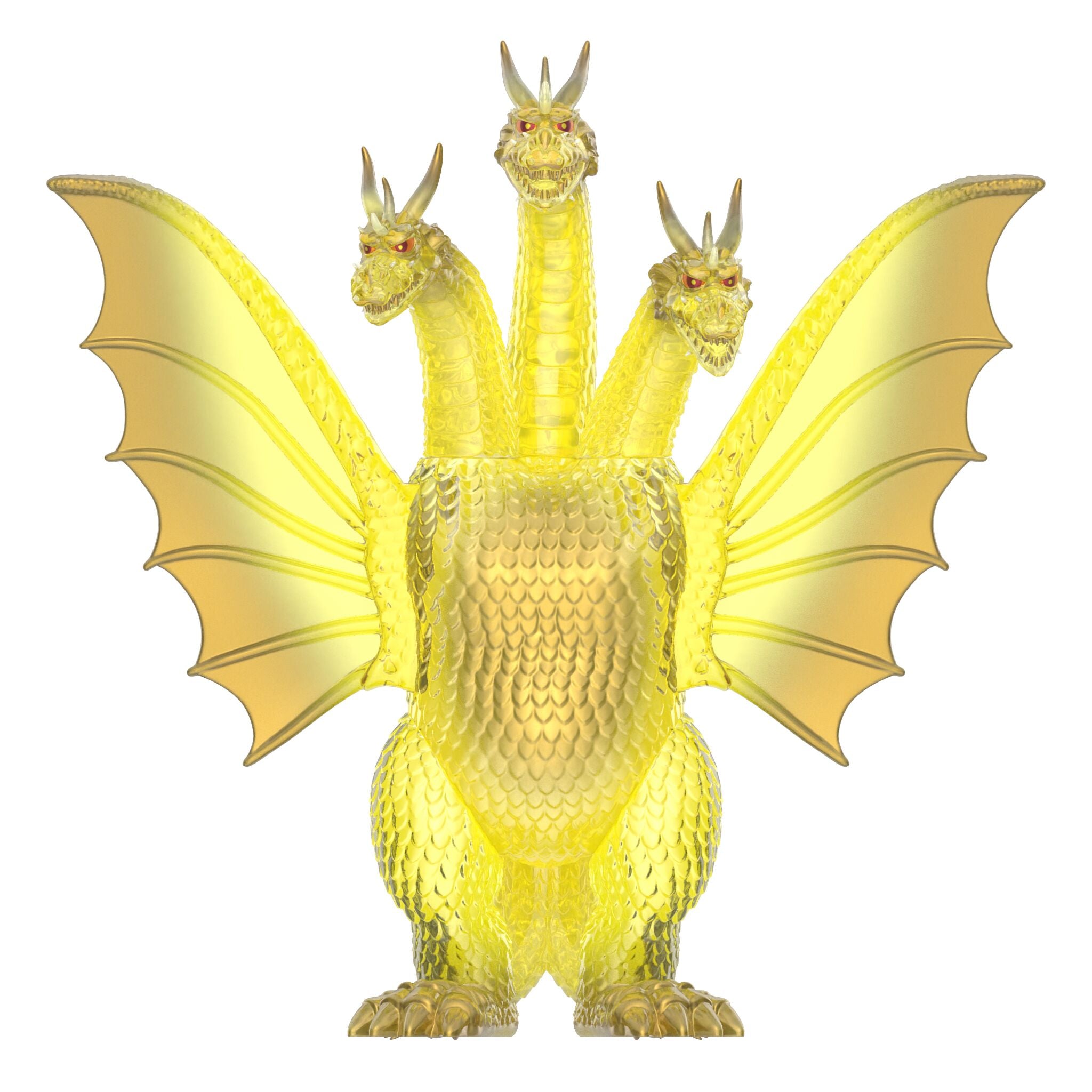 Super7 Toho King Ghidorah Metallic figurină 13 cm
