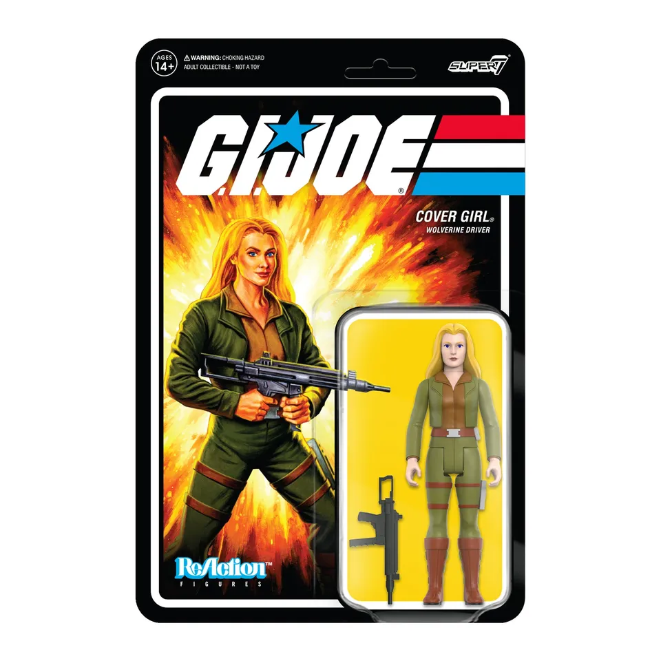 Super7 ReAction G.I. Joe Cover Girl figurina 9,5 cm verde