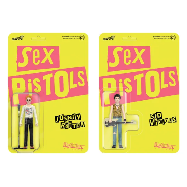 Super7 Sex Pistols Johnny Rotten Sid figurine set 2