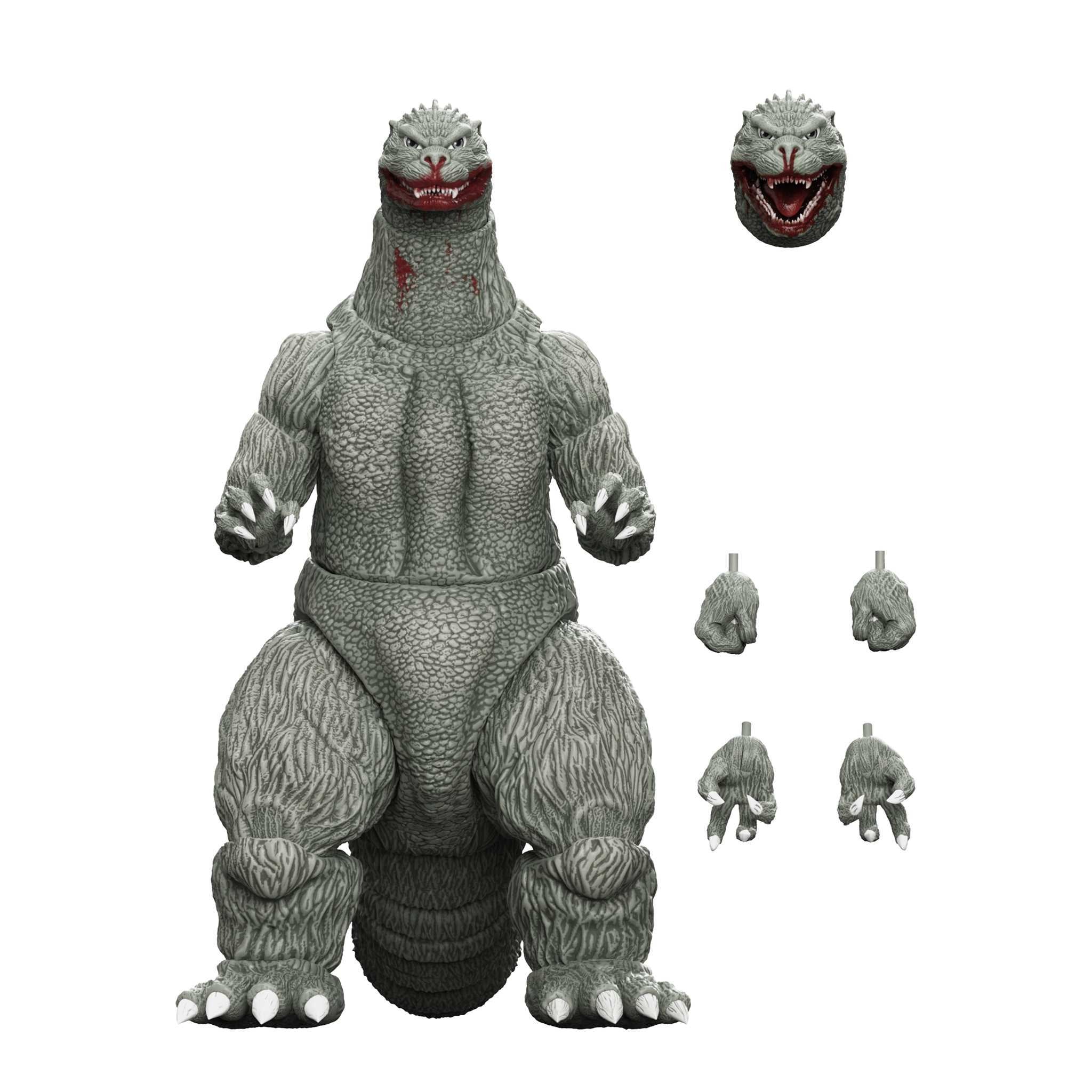 Super7 Toho ULTIMATES Godzilla 1989 figurină gri semnată