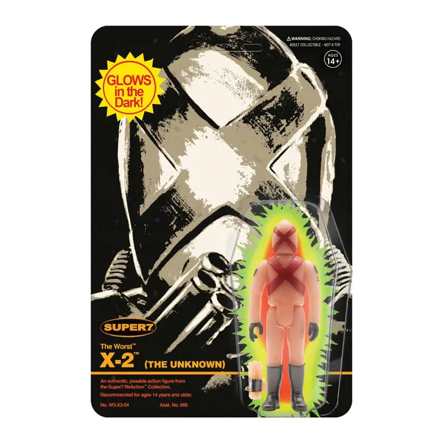 Super7 The Worst X-2 Monster Glow SDCC 22 figurină fosforescentă