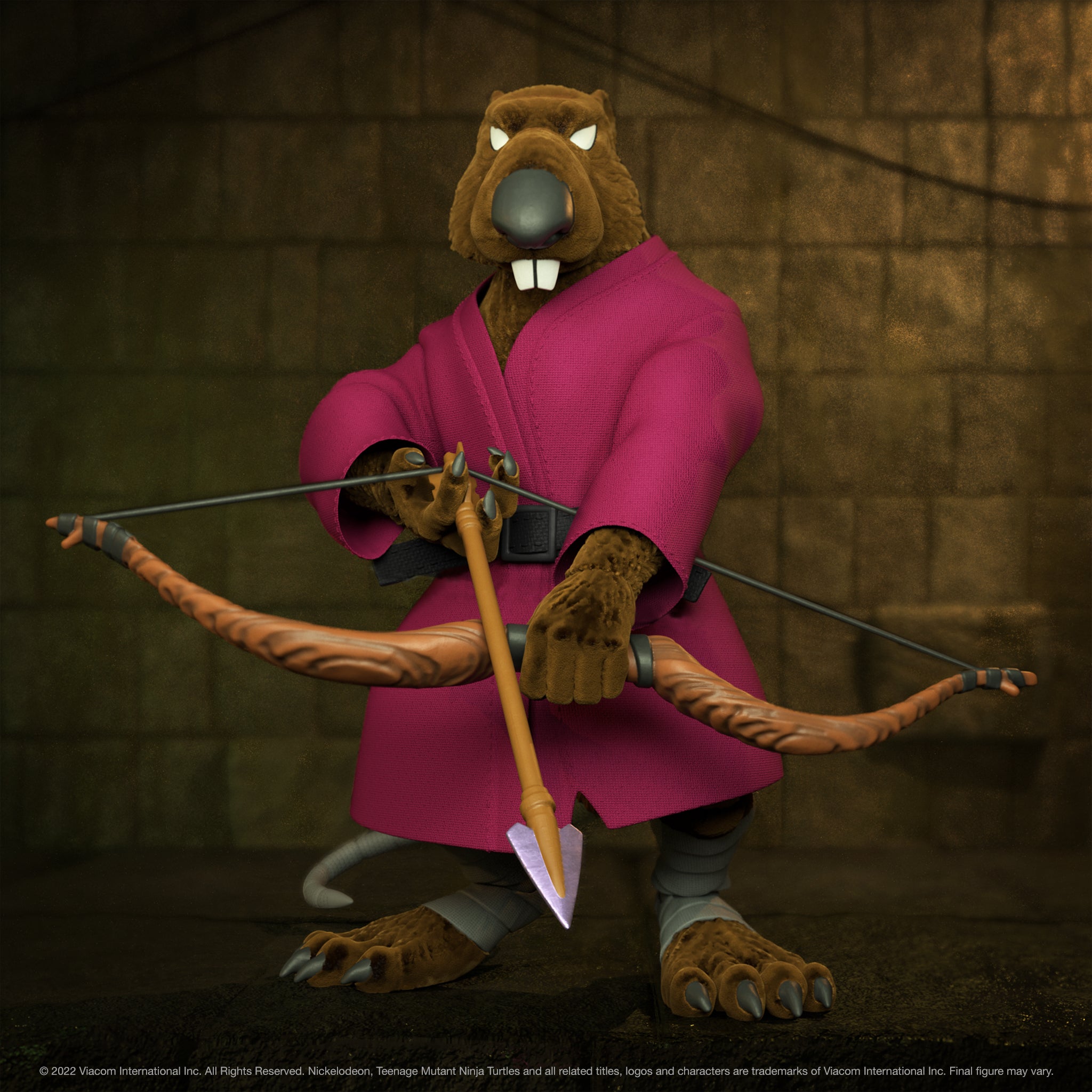 Super7 ULTIMATES Splinter figurina flocked Wave 9