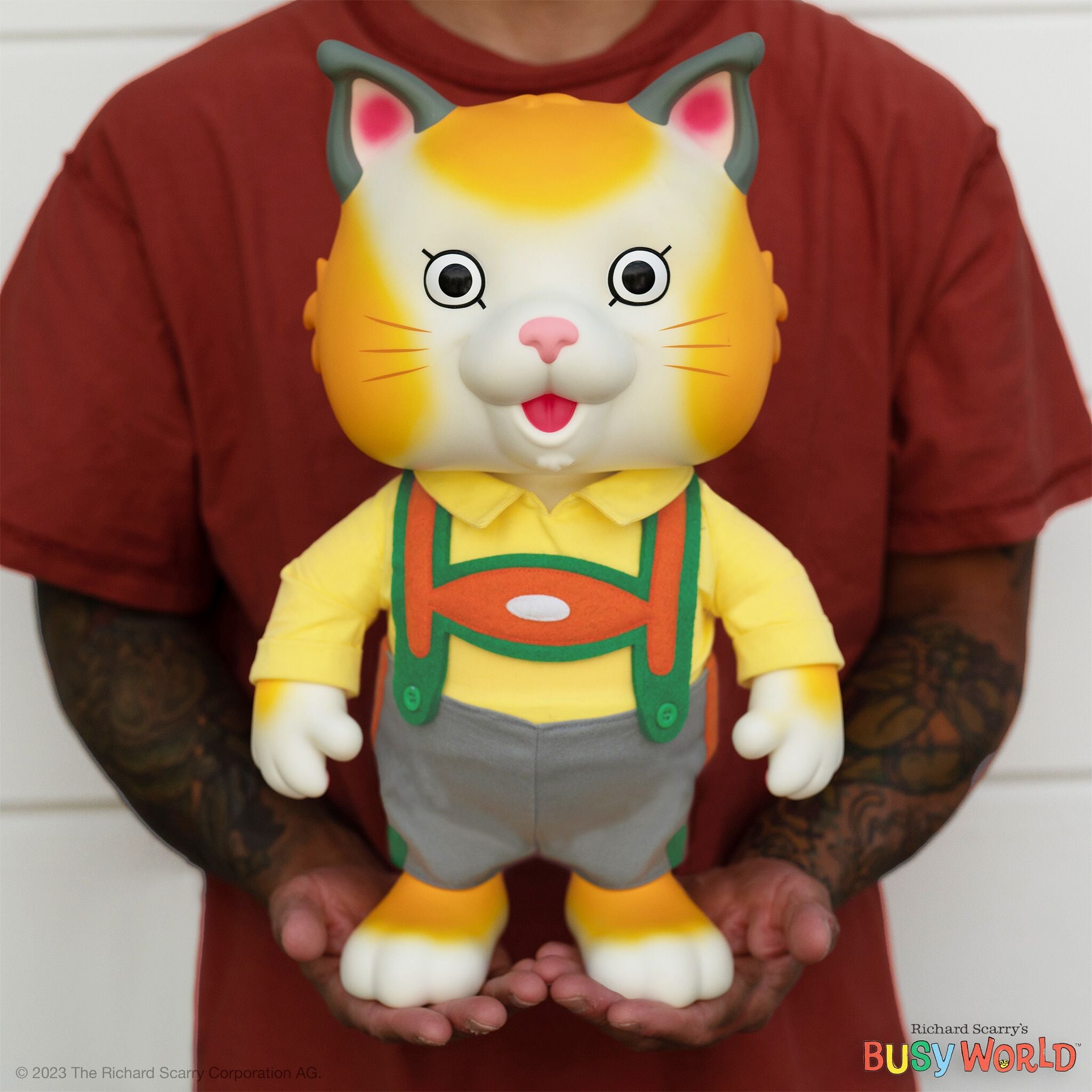 Super7 Richard Scarry Huckle Cat figurină vinil 40 cm