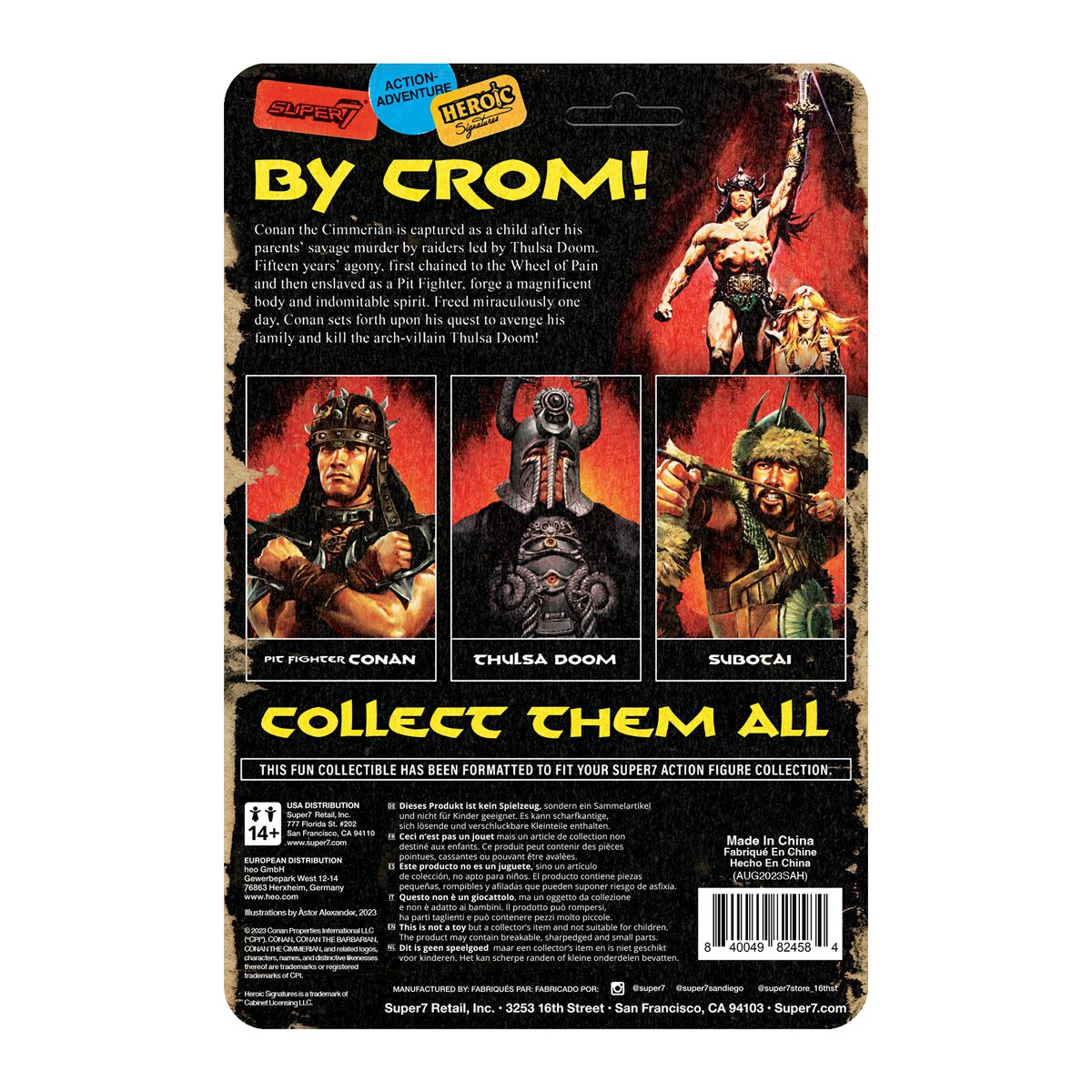 Super7 Conan the Barbarian ReAction Wave 01 figurina Pit Fighter