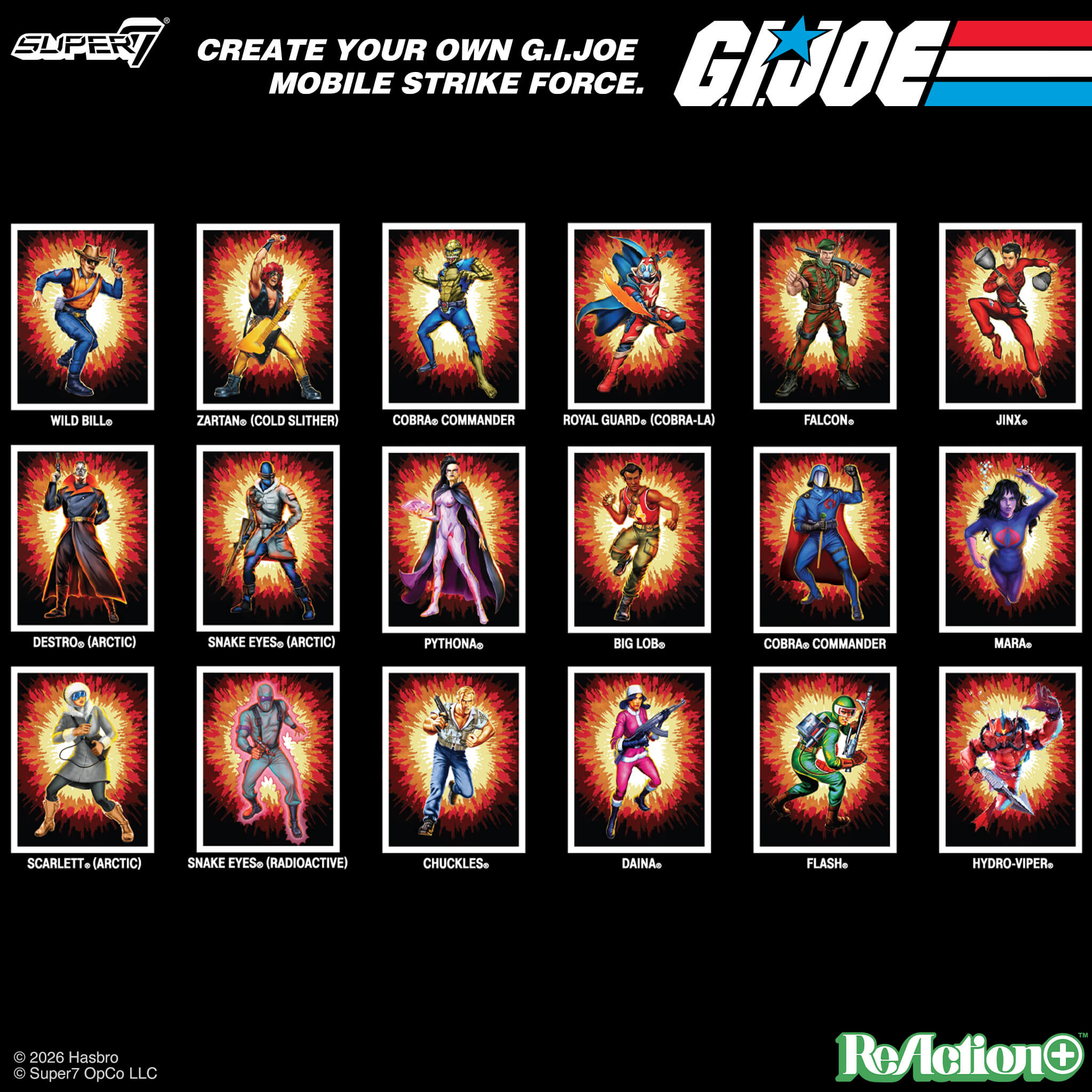 Super7 G.I. Joe ReAction+ Flash Comic figurina 10 cm