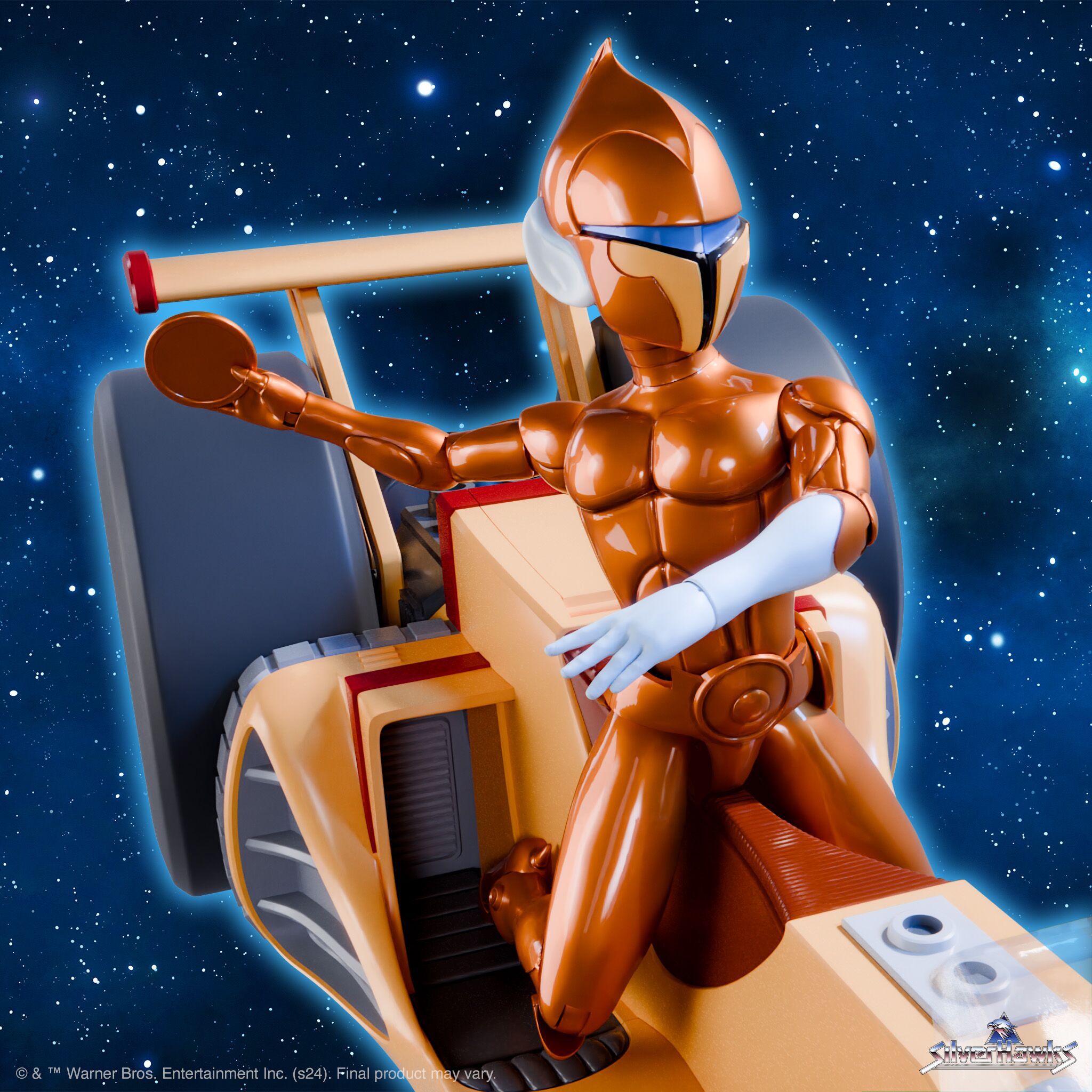 Super7 SilverHawks ULTIMATES Wave 05 figurine Copper Kidd + Space Racer
