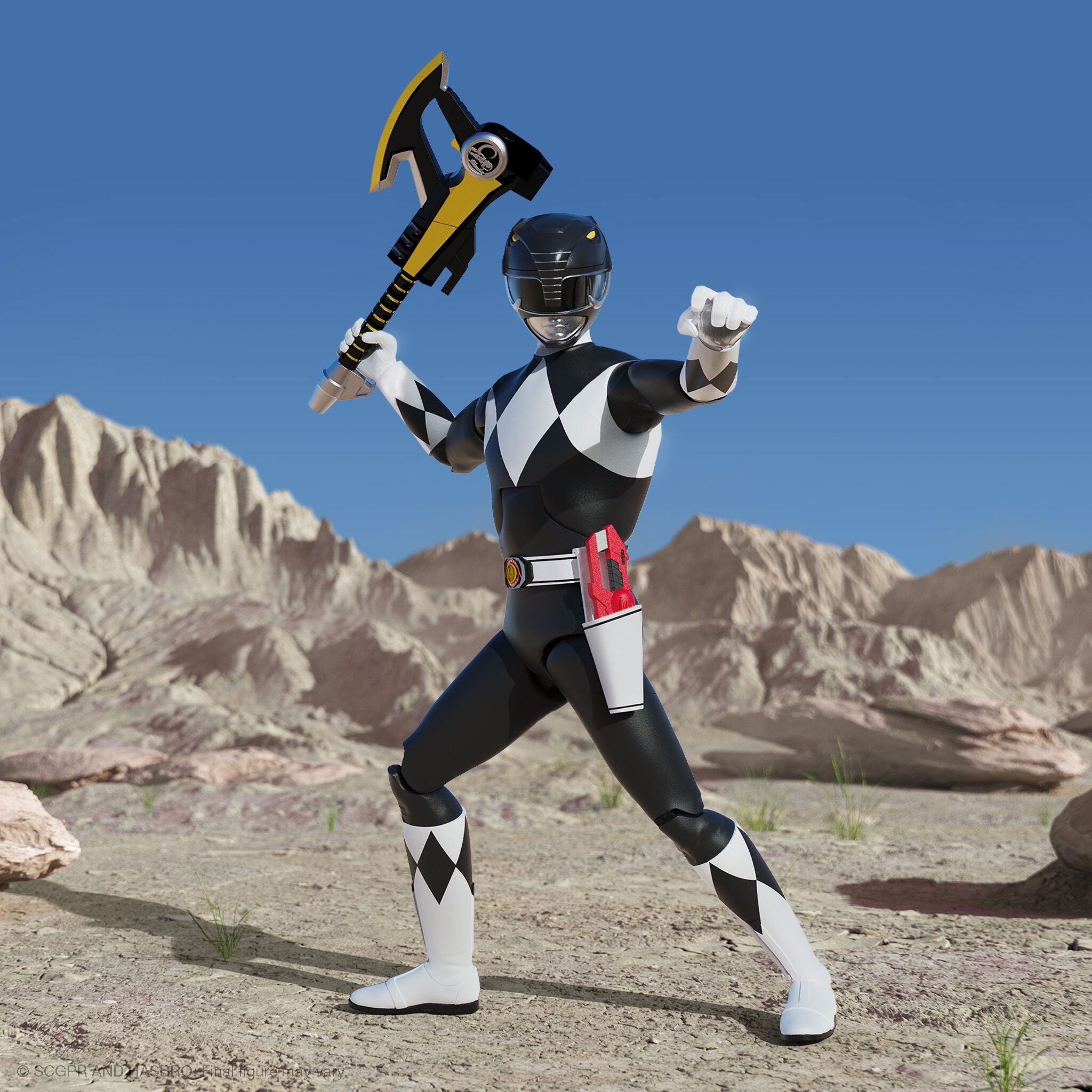 Super7 Ultimates Mighty Morphin Black Ranger figurina 18 cm