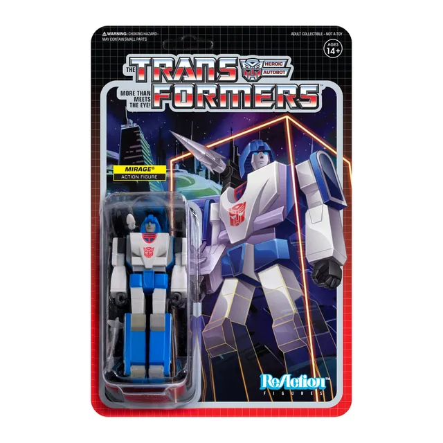 Super7 Transformers ReAction Wave 2 Mirage figurina 9,5 cm