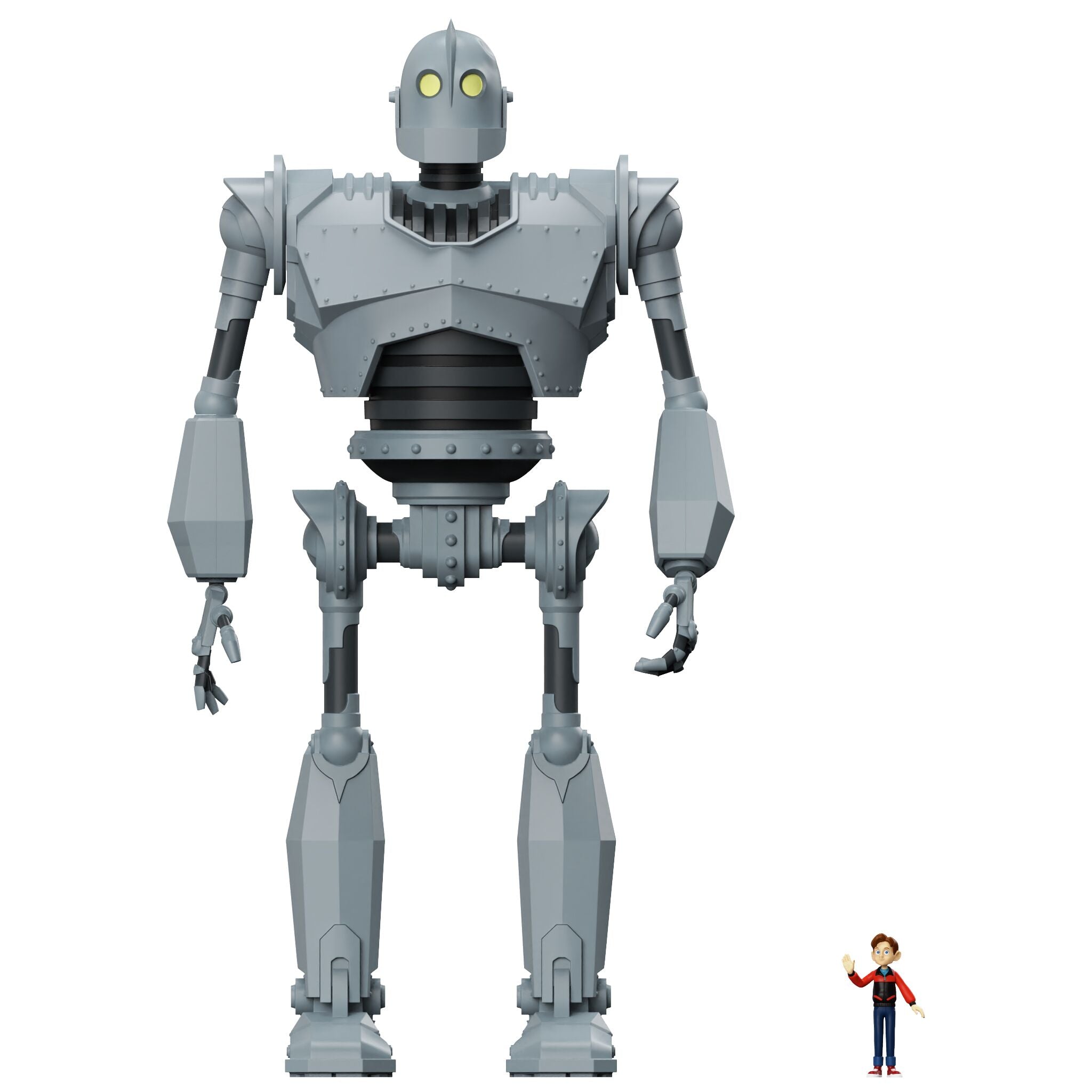Super7 Super Cyborg Iron Giant figurina articulata Full Color