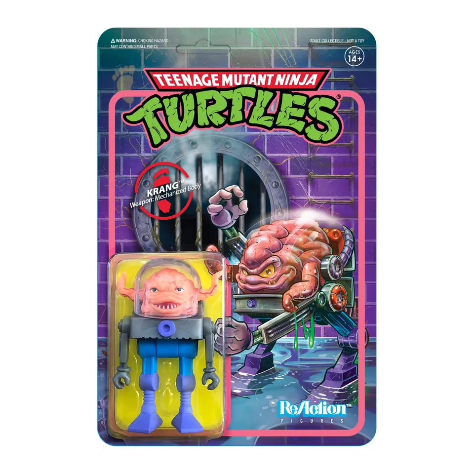 Super7 TMNT Krang figurina ReAction 9,5 cm