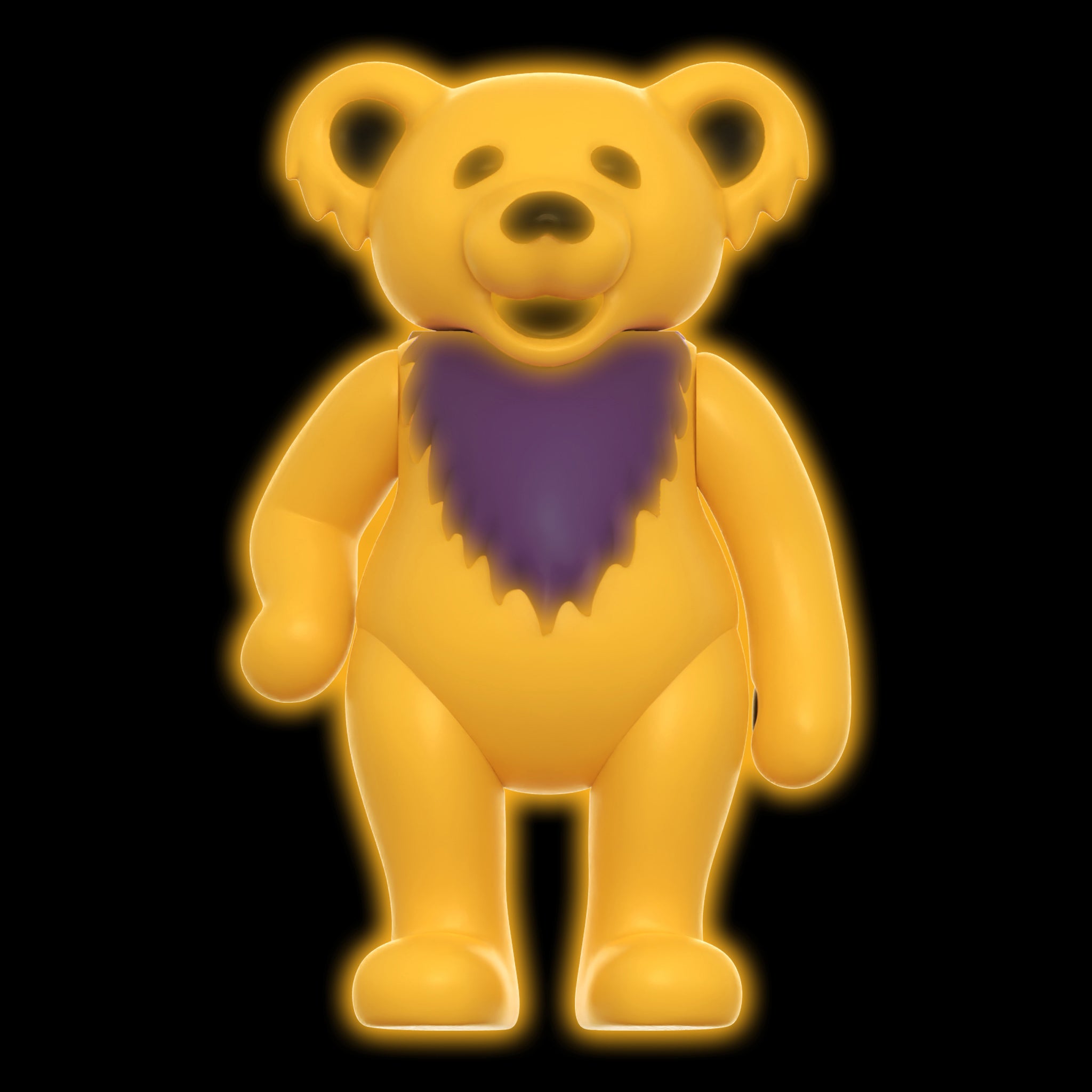 Super7 Grateful Dead Dancing Bear figurina portocaliu glow