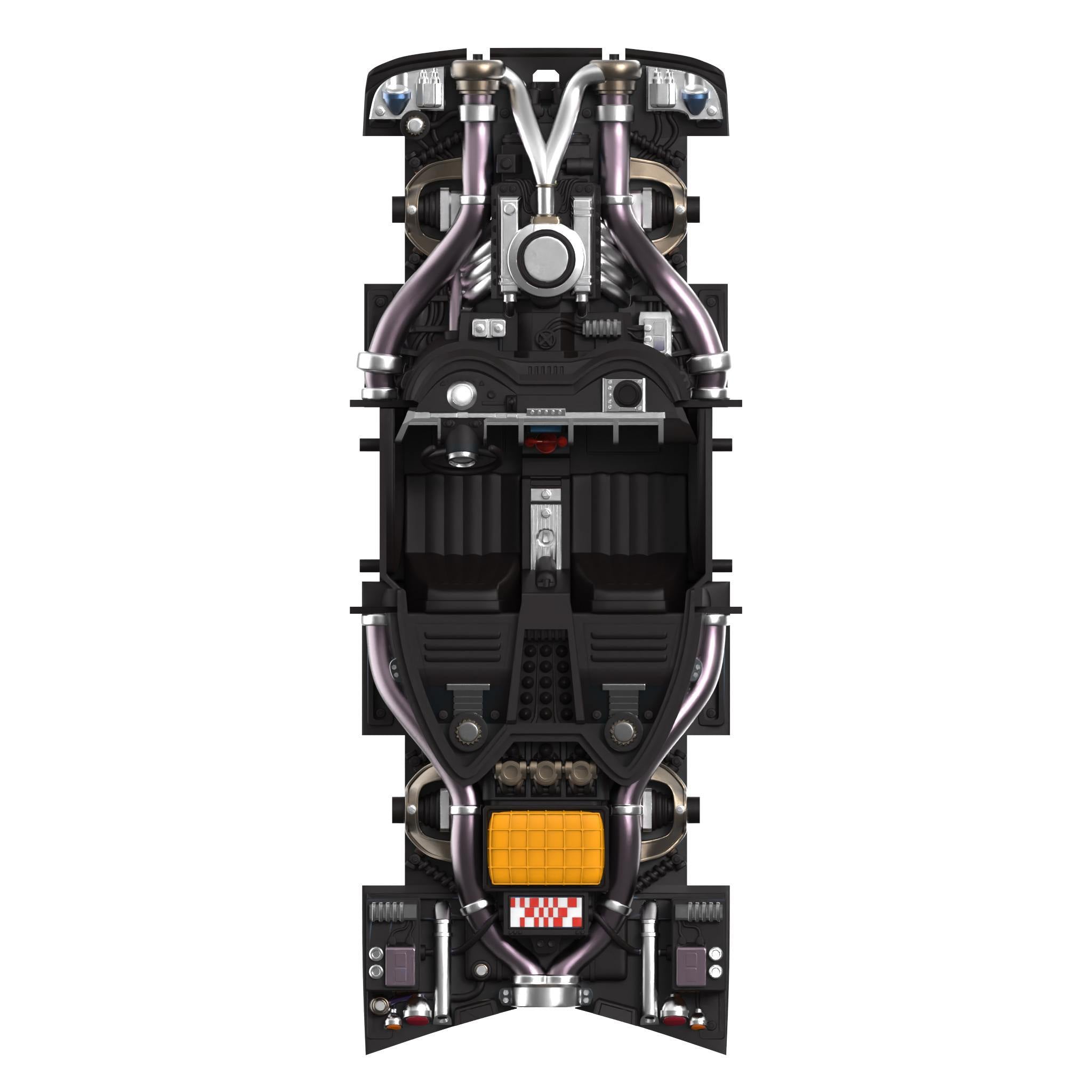Super7 Super Cyborg Classic TV Series Batmobile macheta full color