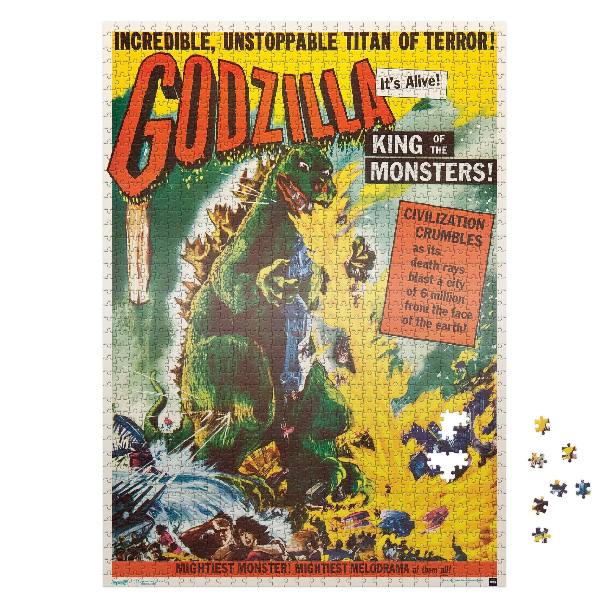 Super7 Toho Godzilla puzzle 1000 piese poster