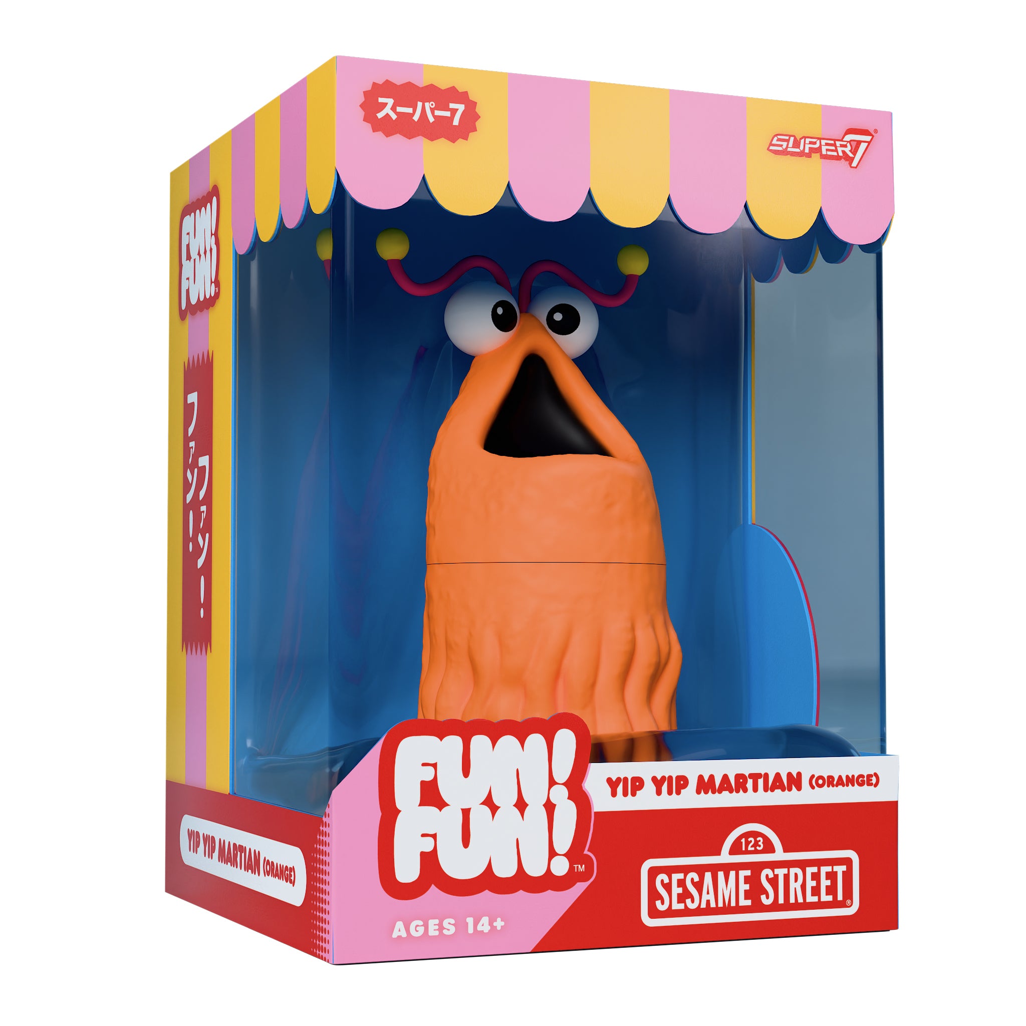 Super7 Fun Fun Yip Yip Martian figurina vinil portocaliu