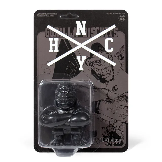 Super7 Gorilla Biscuits ReAction figurină 9,5 cm Persistence negru